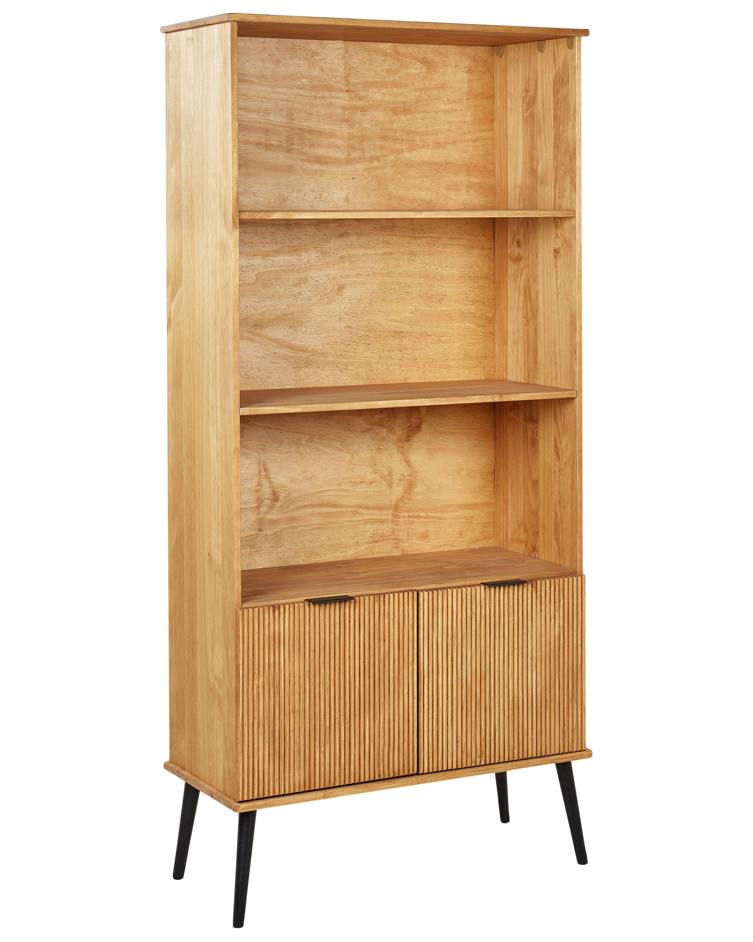 Bookcase TIMMINS Wood 190 cm Brown