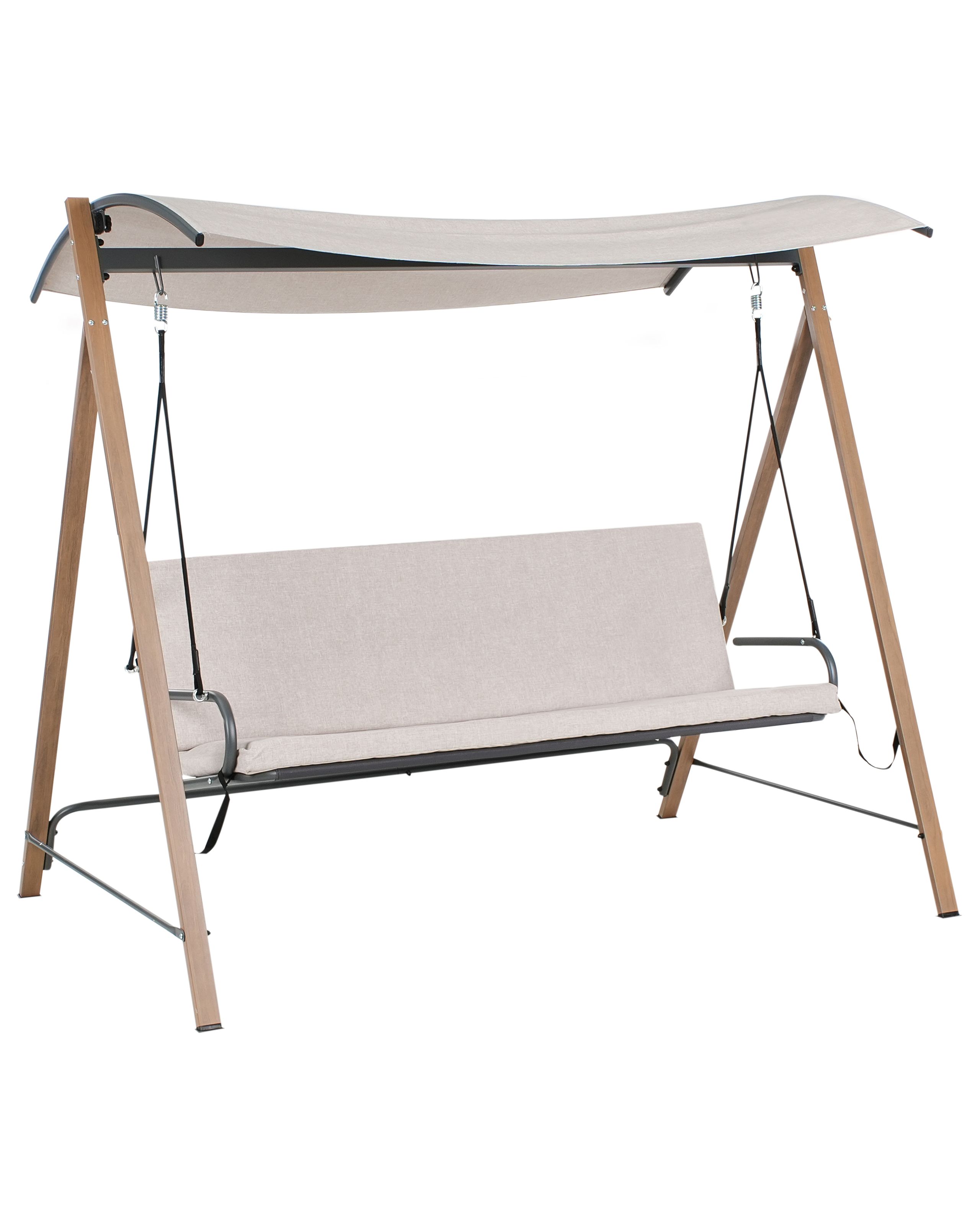 HOLMSBURY Metal Patio Swing - Beige
