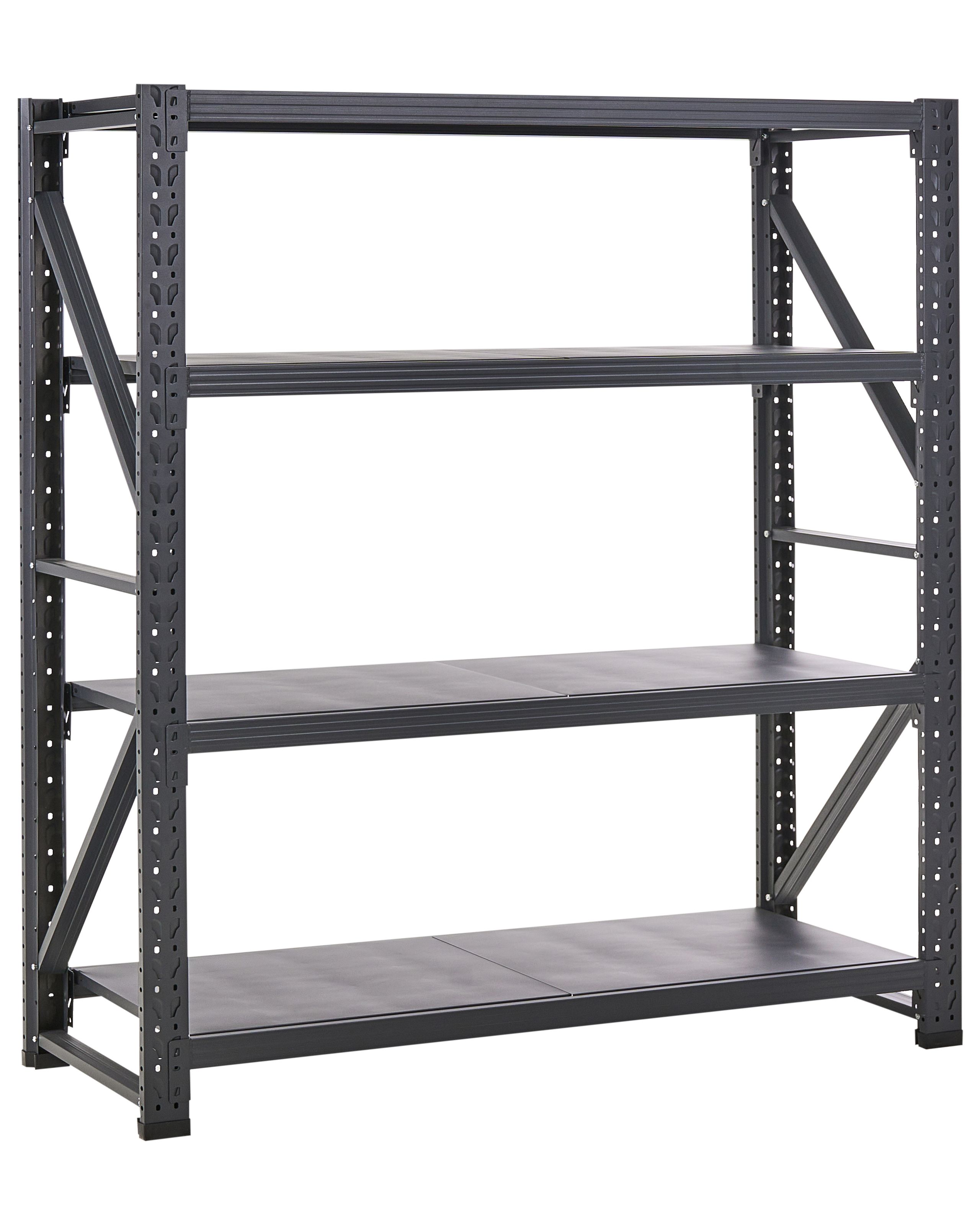 DARTWELL Garage Shelving Metal 200 cm - Black