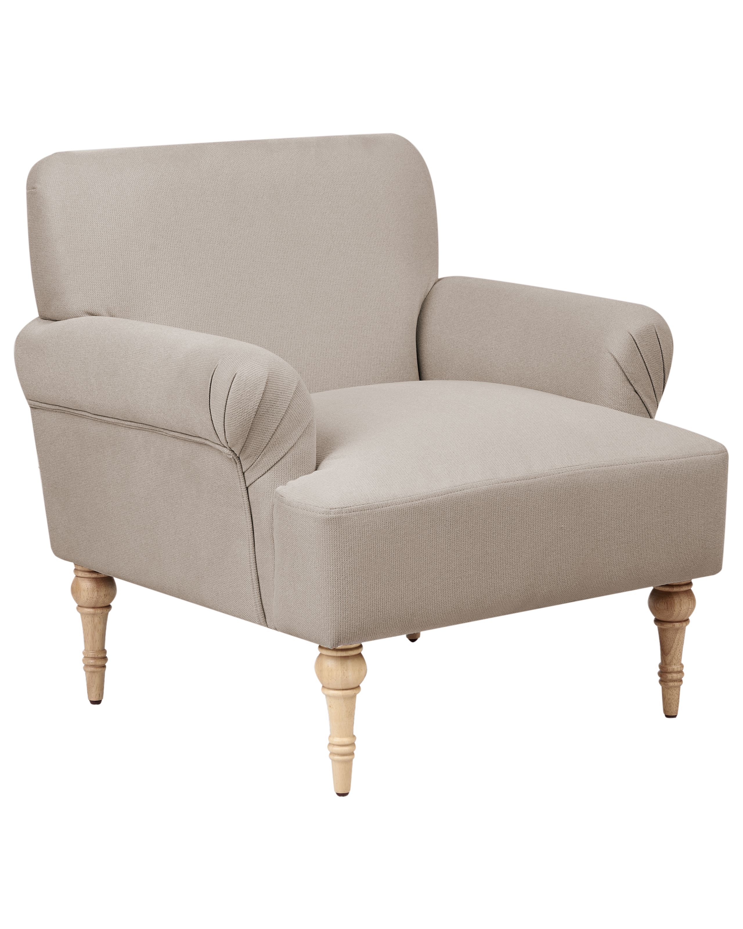 Armchair FREDROS Fabric Taupe