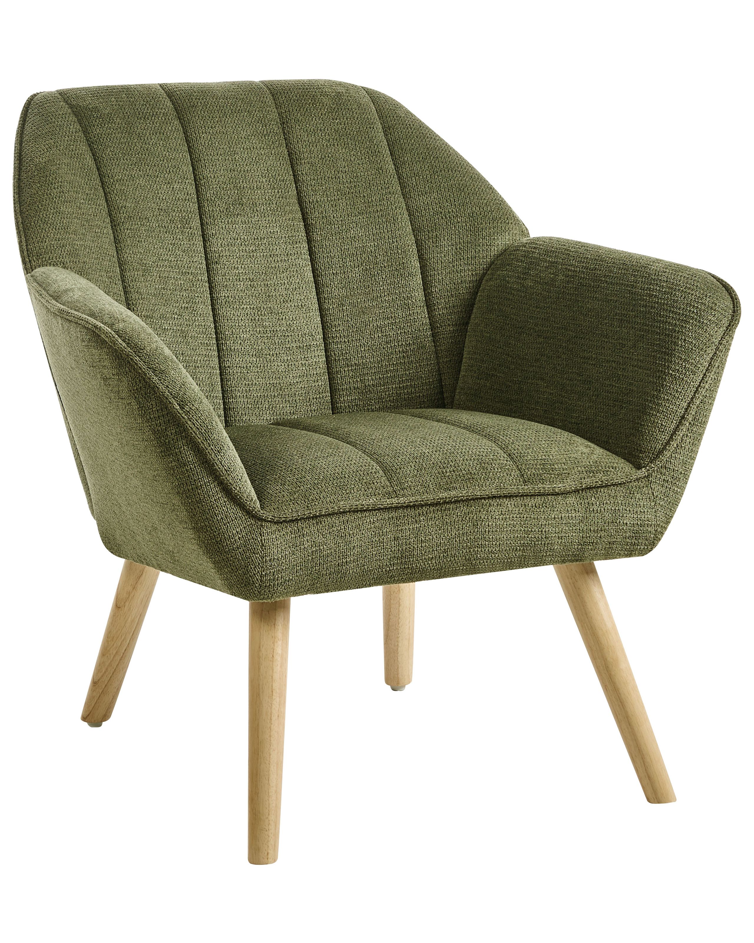 WATLEIGH Fabric Armchair - Green
