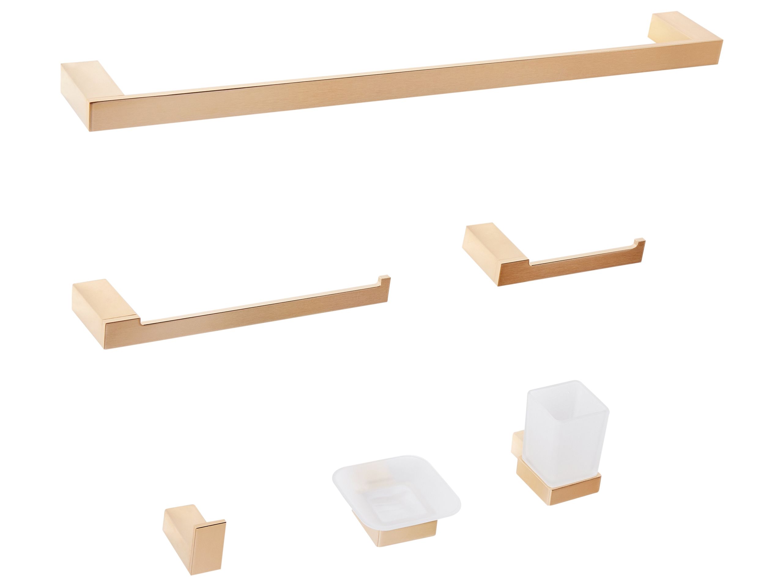 WINSHURST 6-Piece Bathroom Hardware Set - Gold