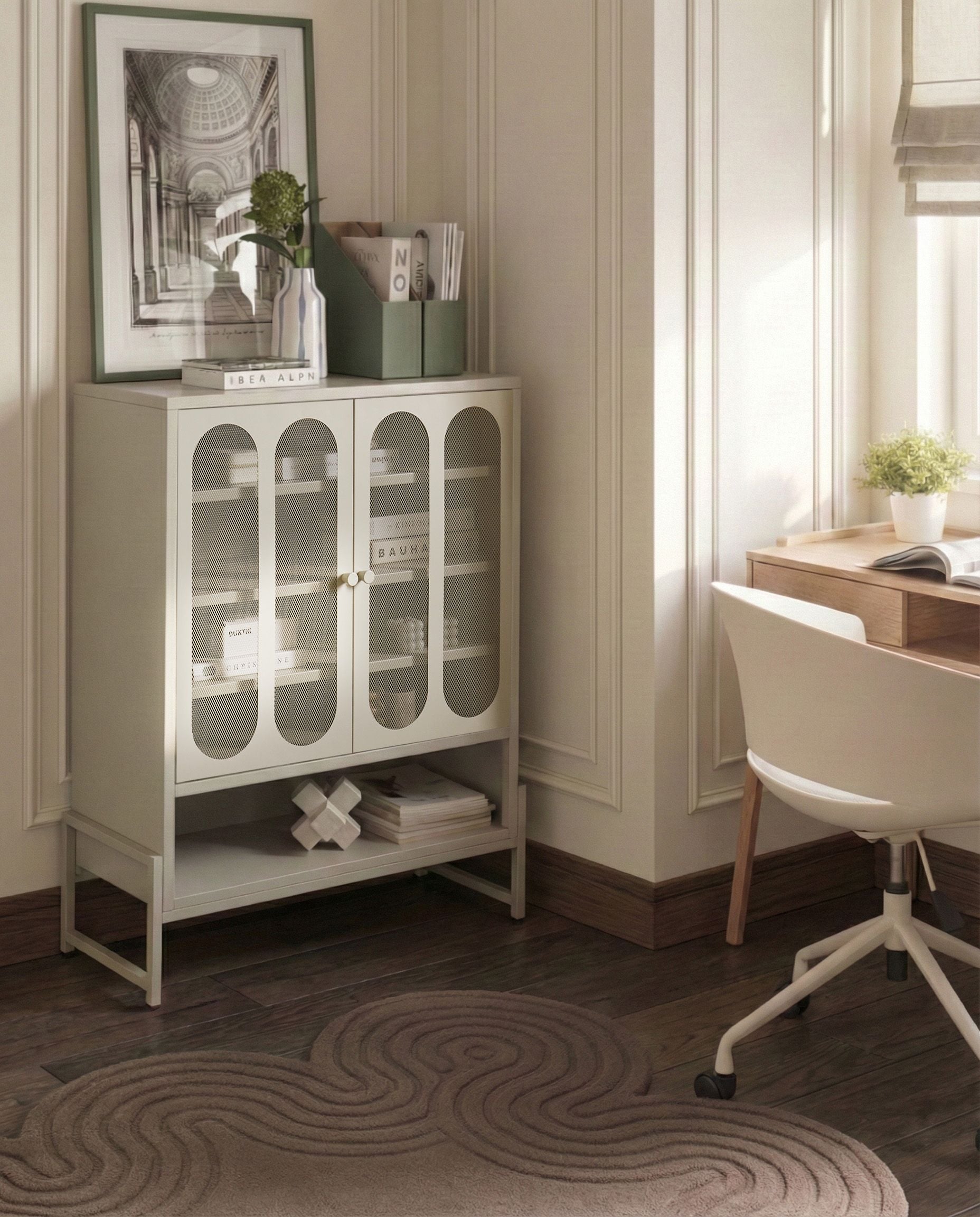 KAFARO 2 Door Sideboard - Beige