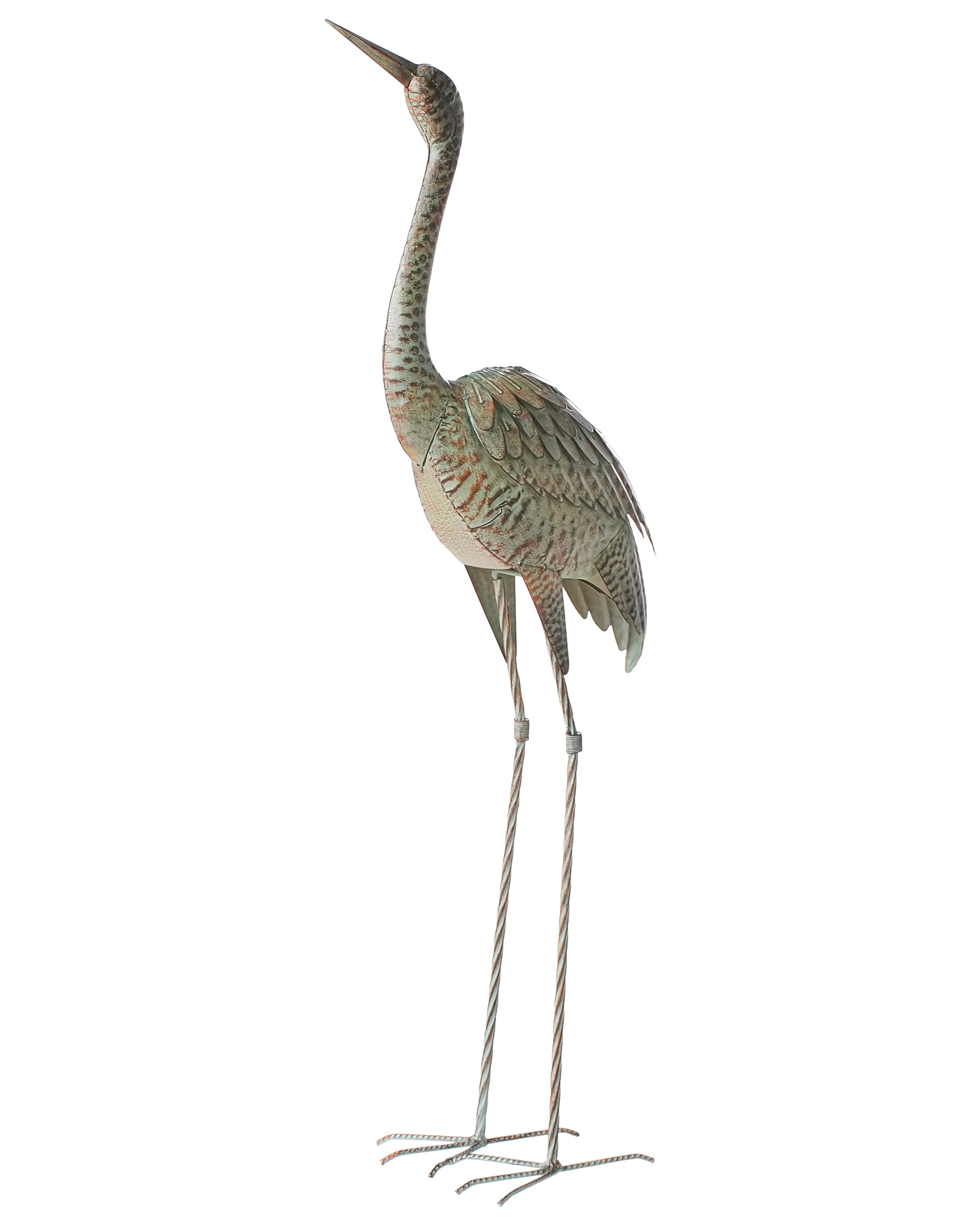 RINGWELL Garden Crane Figurine - Brown