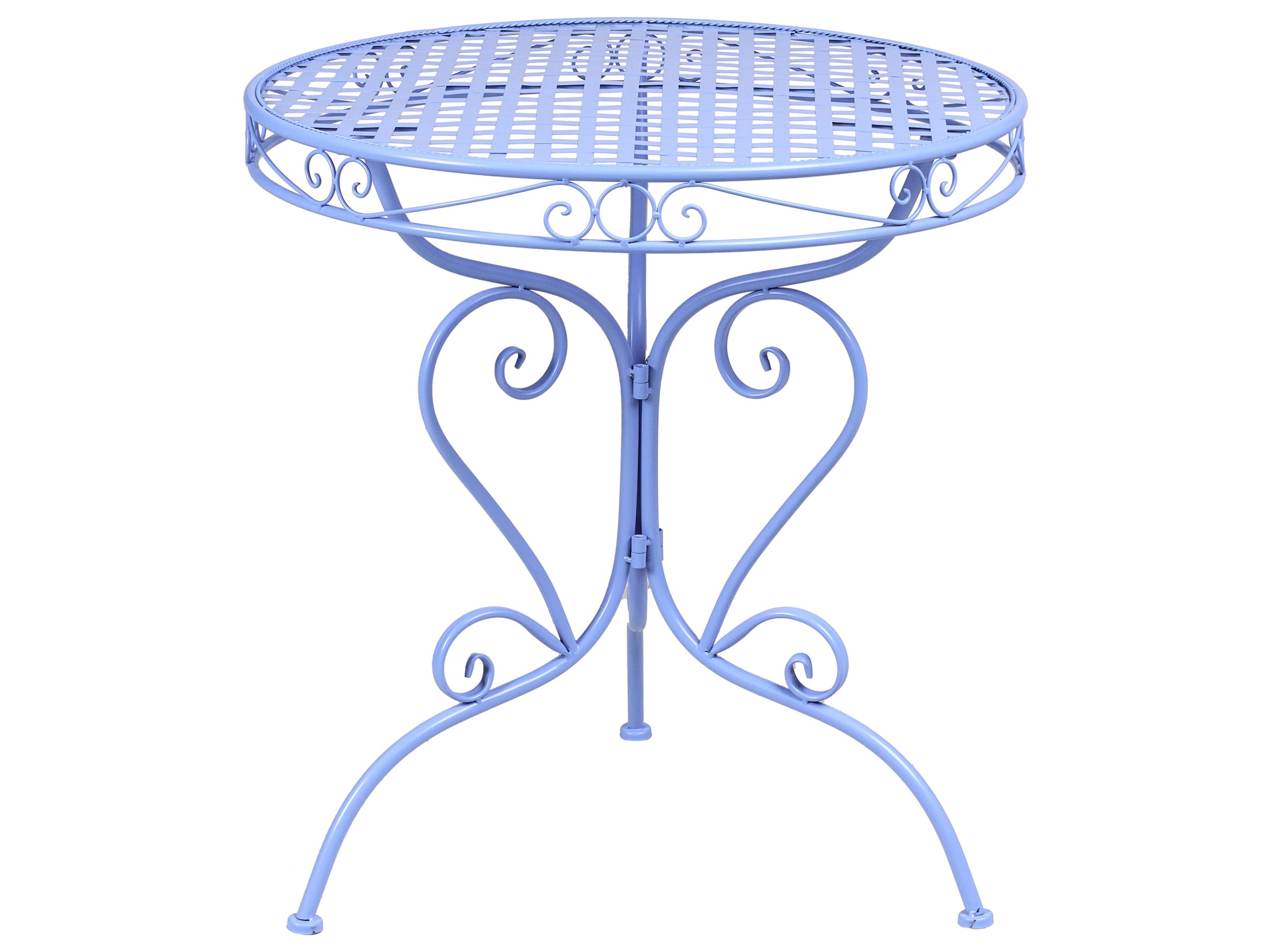 VEYRO Metal Bistro Table - Blue