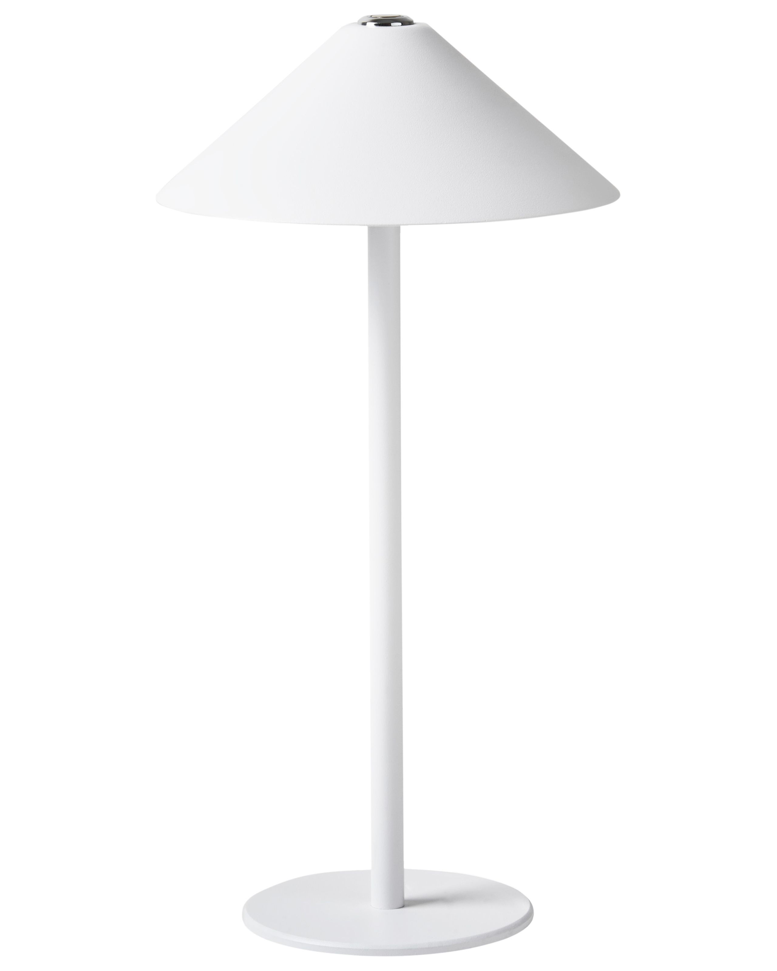 Wireless LED Table Lamp FRANCOLI With Dimmer Metal White