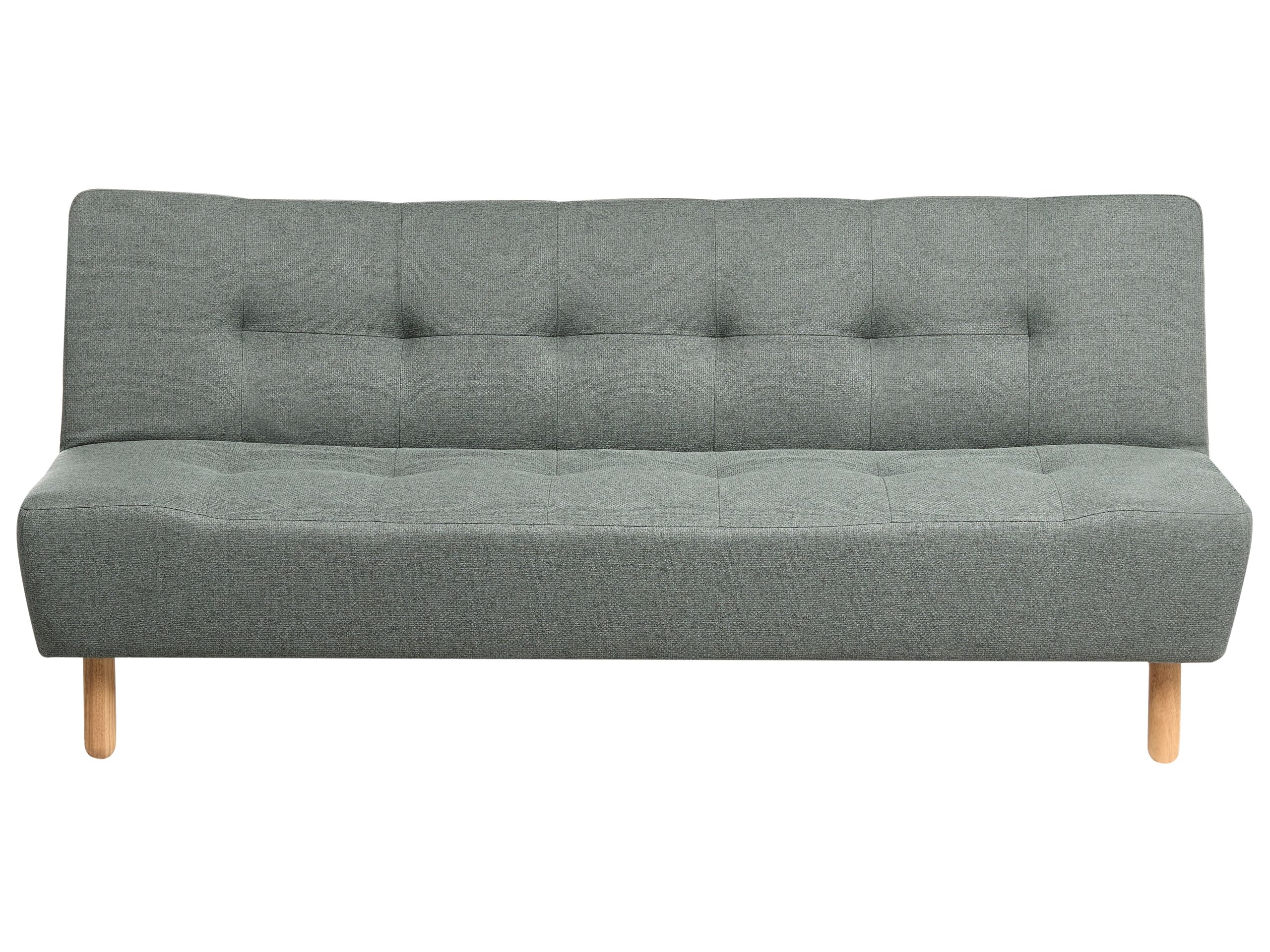 ANSTEL Fabric 3 Seater Sofa Bed - Green