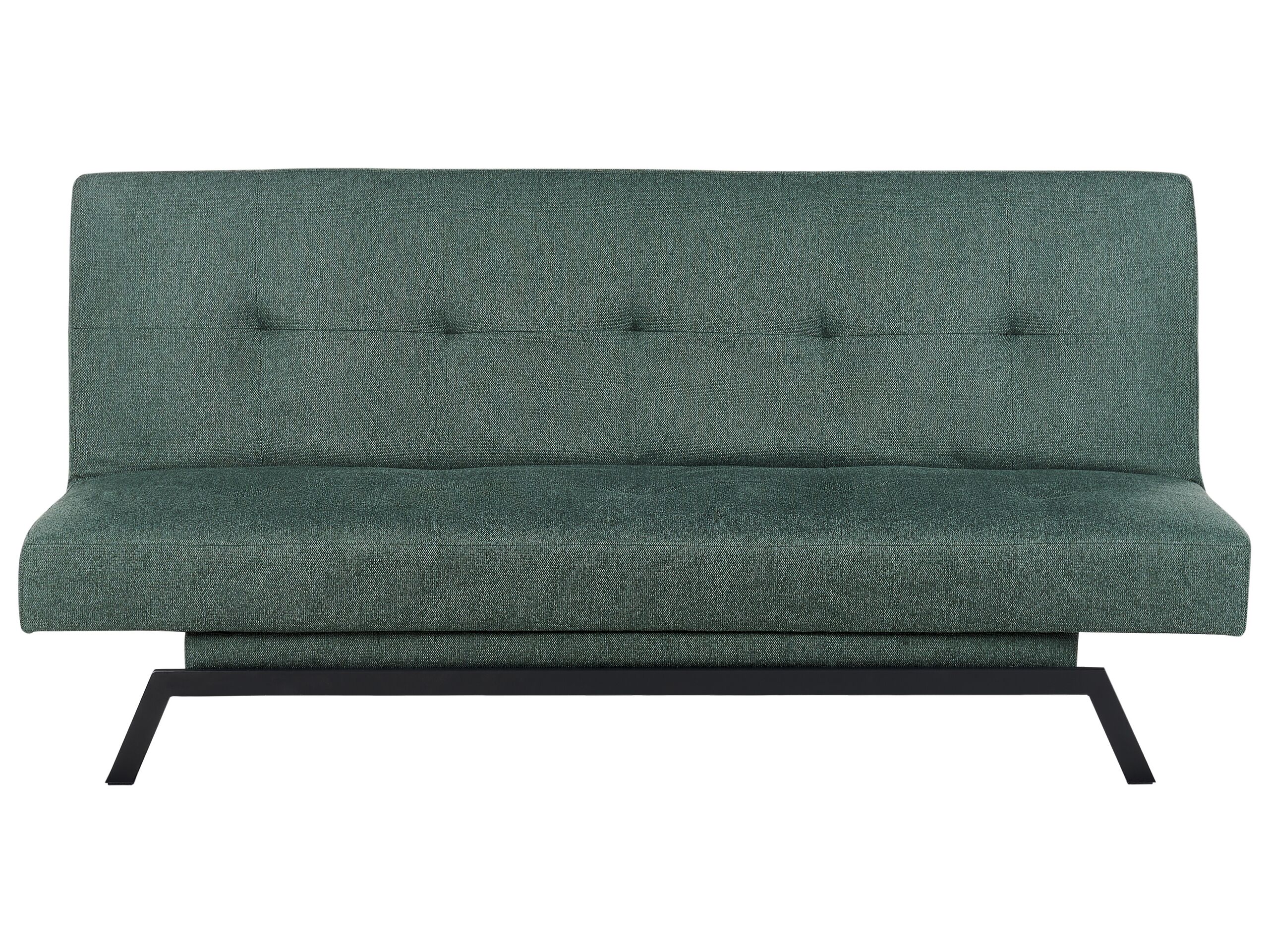 3 Seater Sofa Bed - LAME Fabric Green