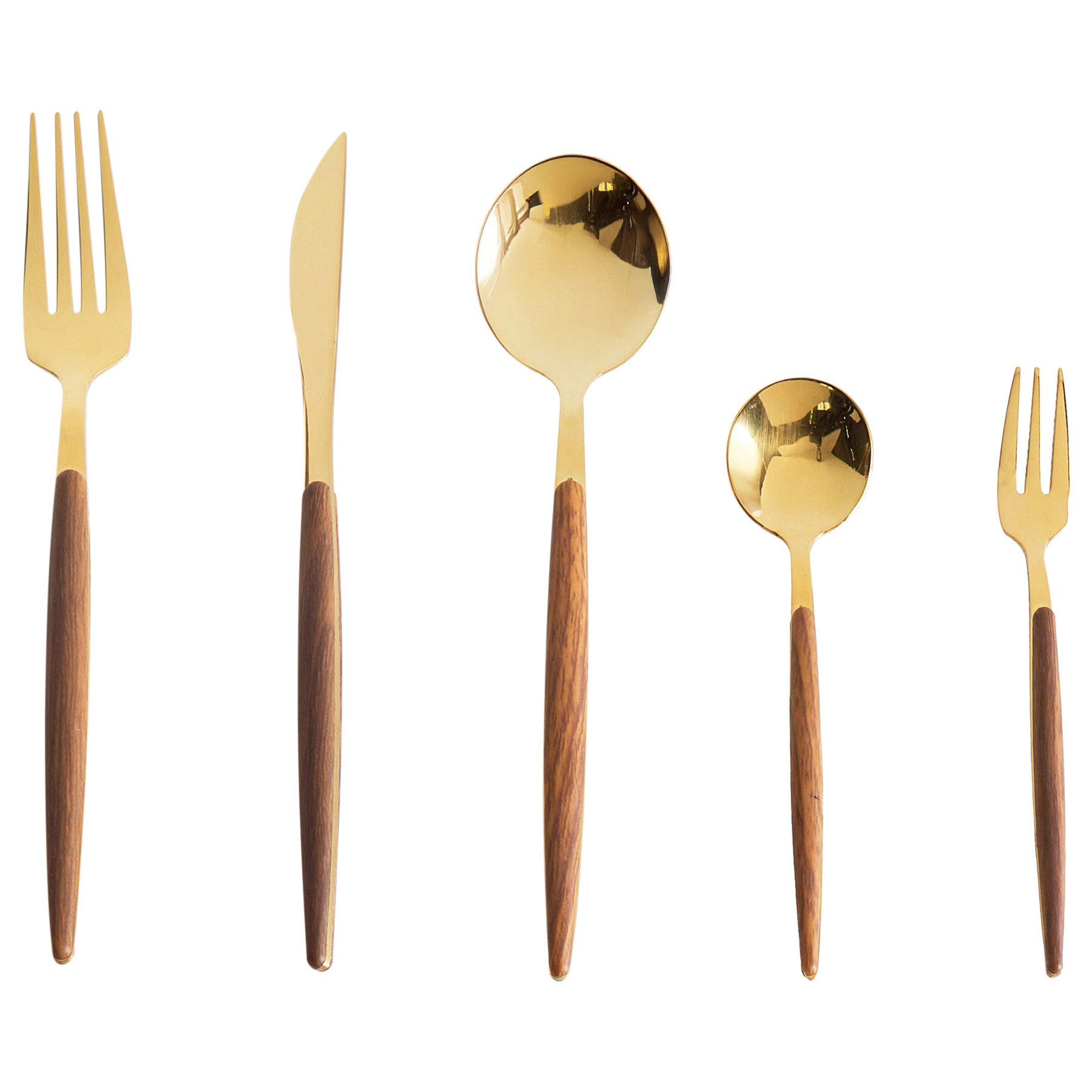 NORELLA Cutlery Set of 30 - Gold