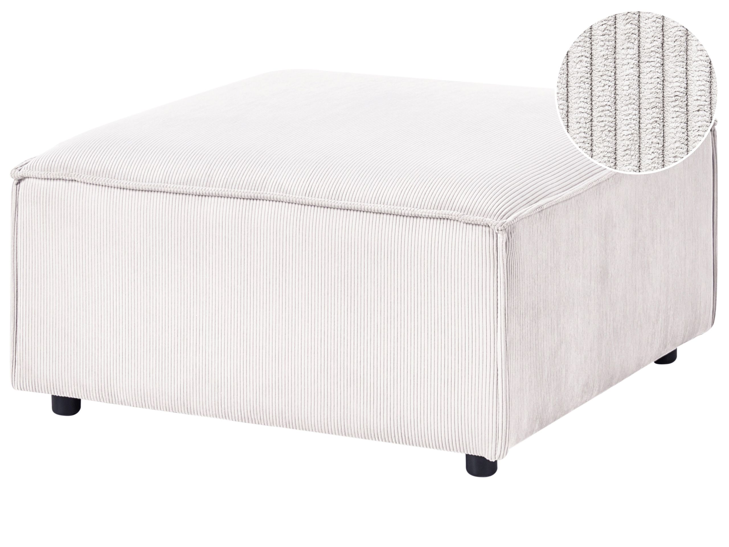 TROMSO Fabric Ottoman Seat - Off White