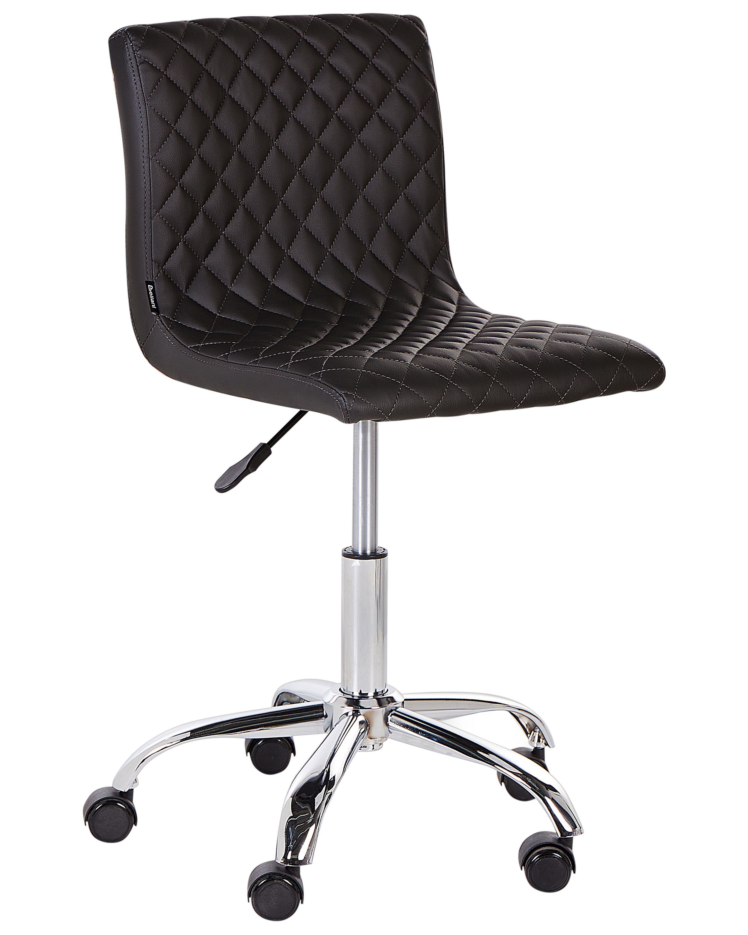 Faux Leather Desk Chair Black ORLANDO