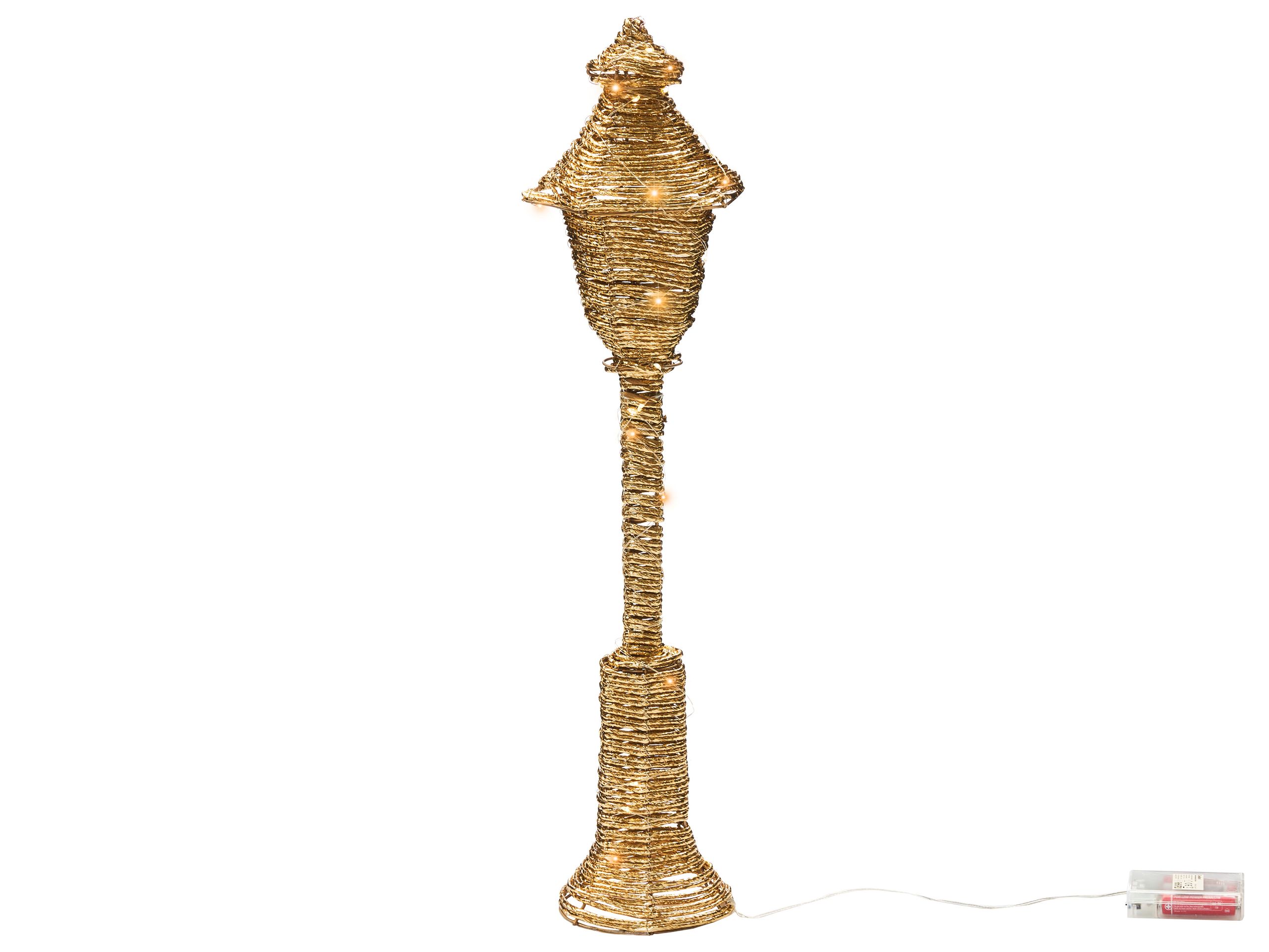 ORYN Christmas Decoration LED Post Lamp - Gold
