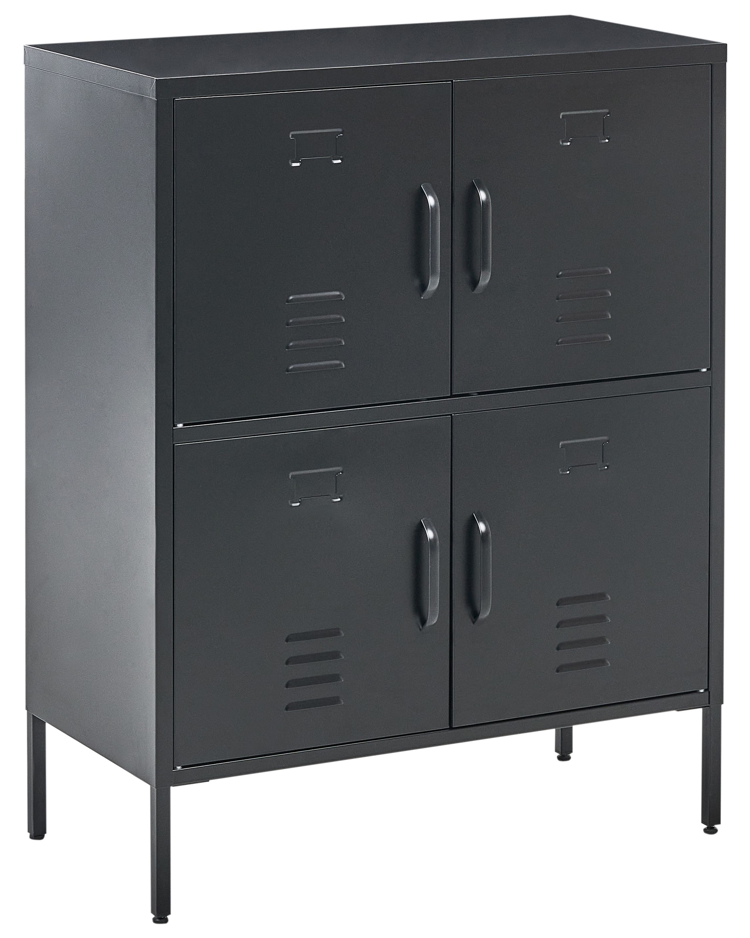 CORLEYFORD Metal Office Storage Cabinet - Black
