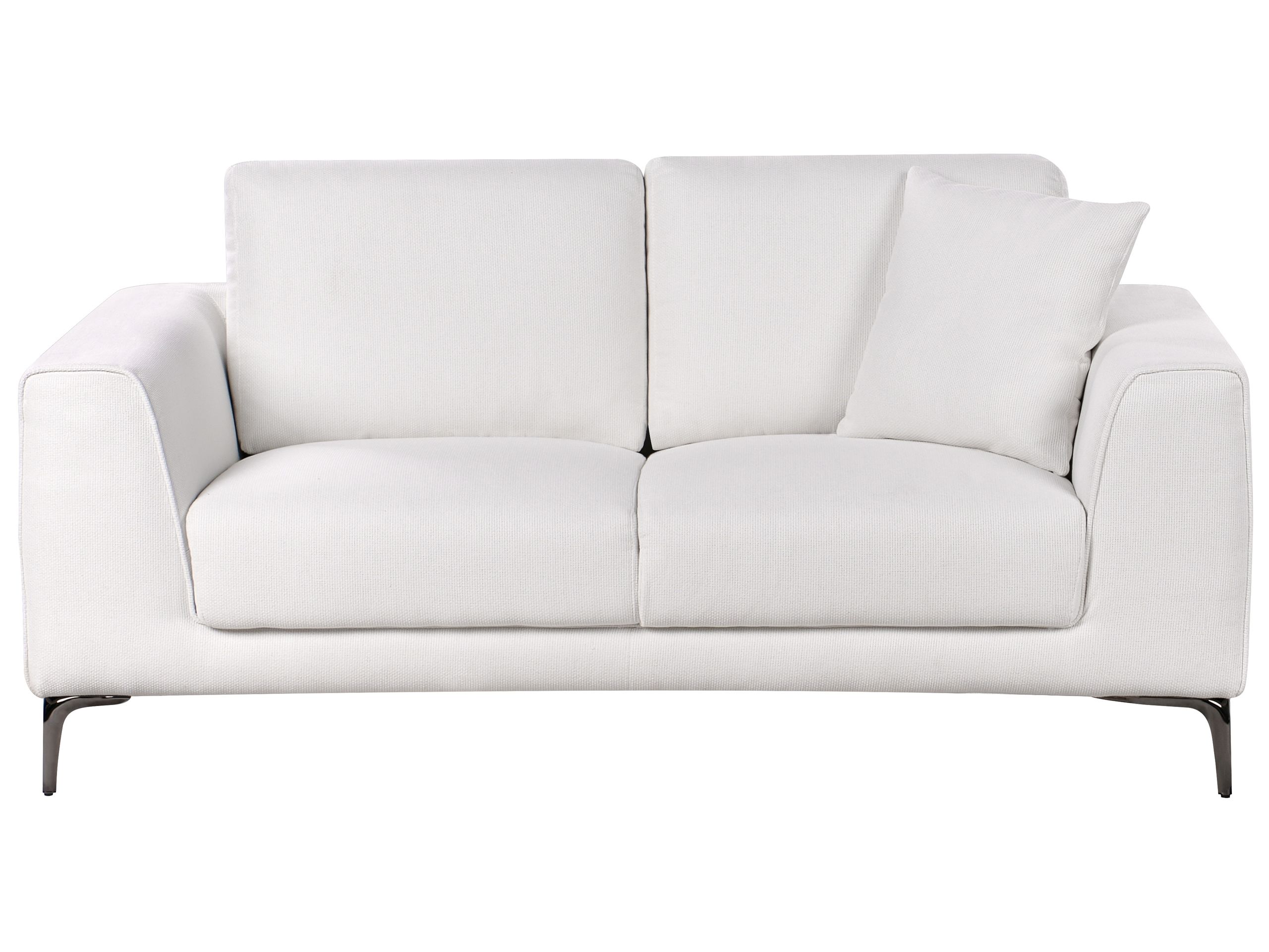 2 Seater Sofa - IERNEN Fabric Sofa White