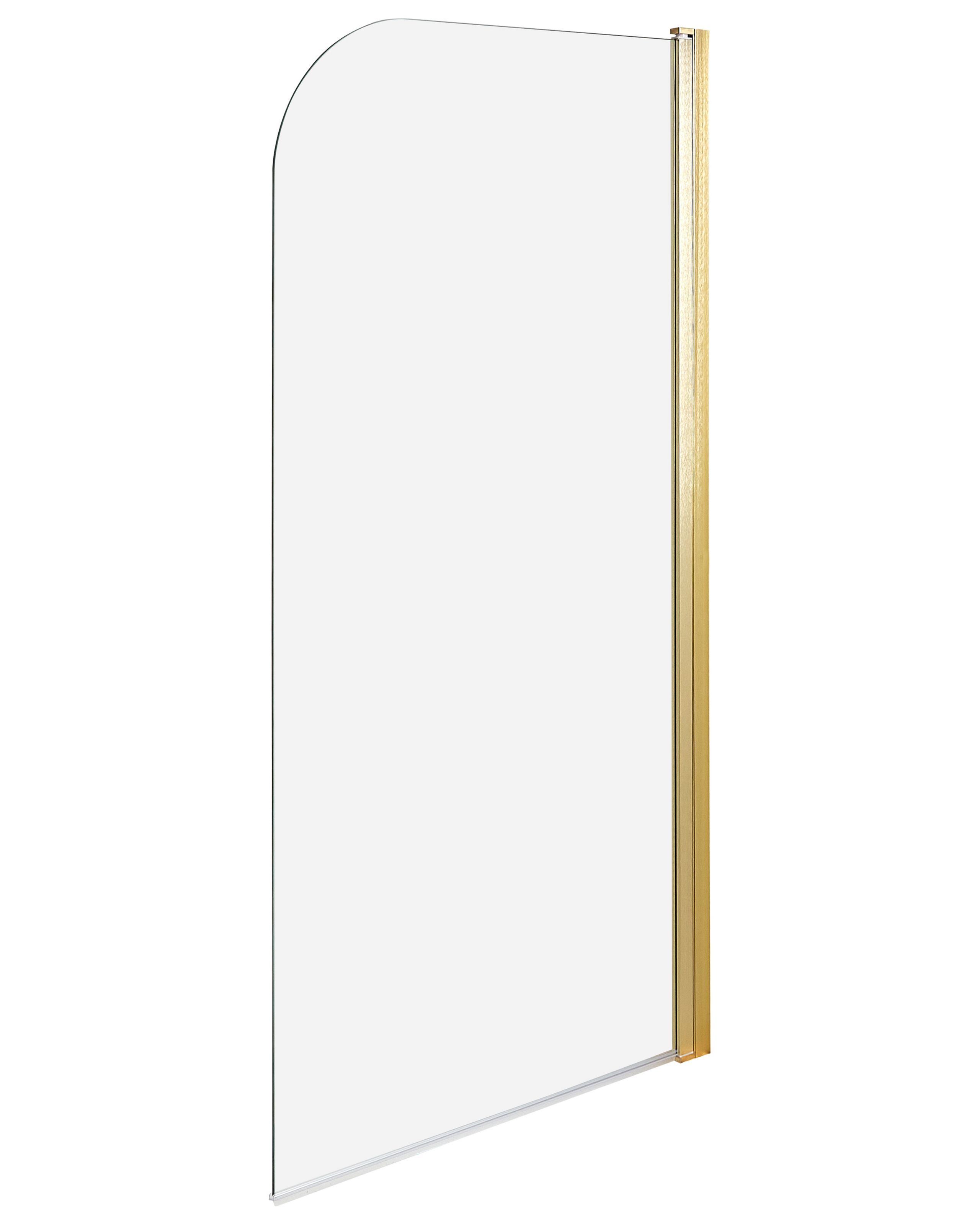 Shower Bath Screen LAPAN 140 x 70 cm Gold