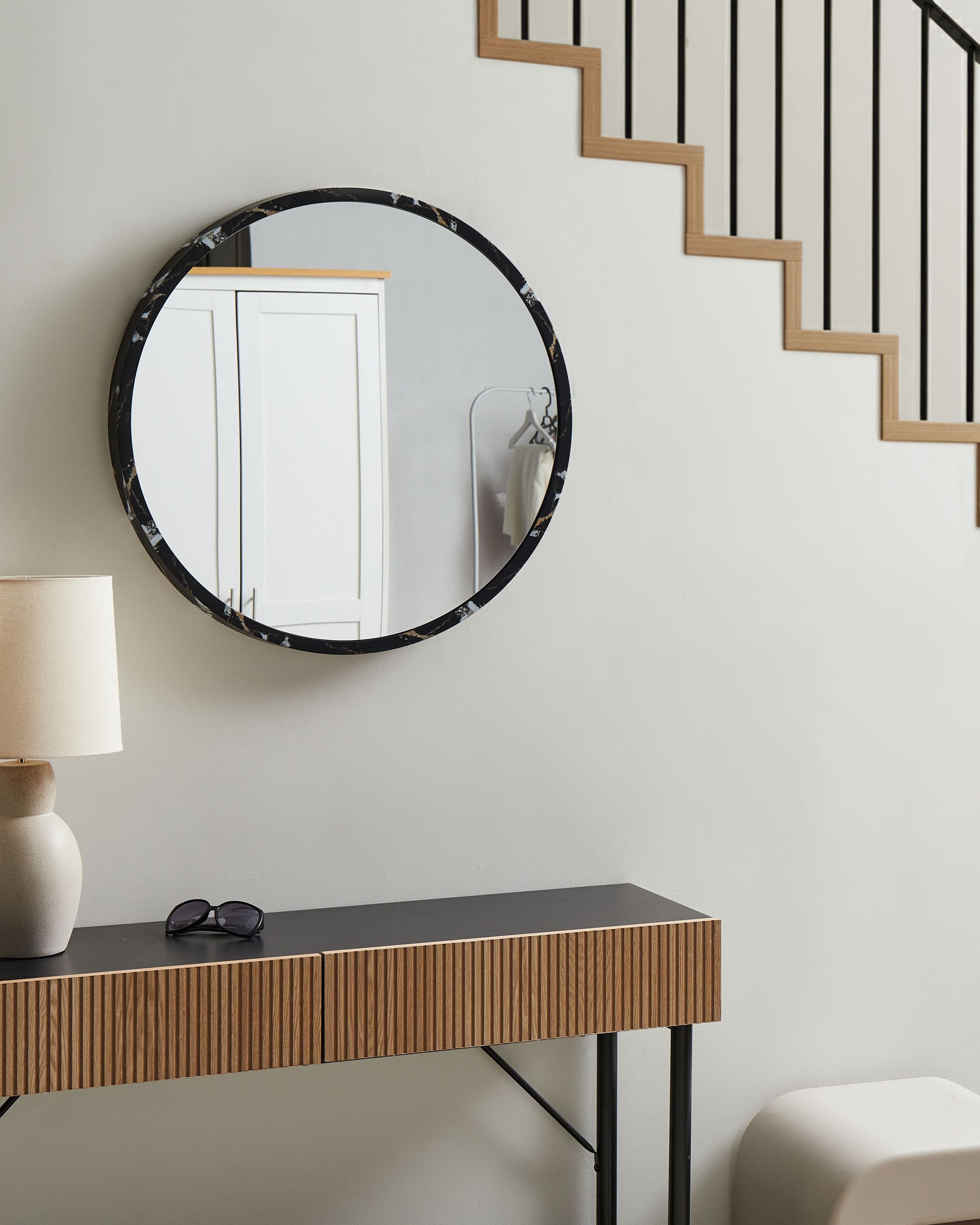 CIRUXO Wall Mirror - Black