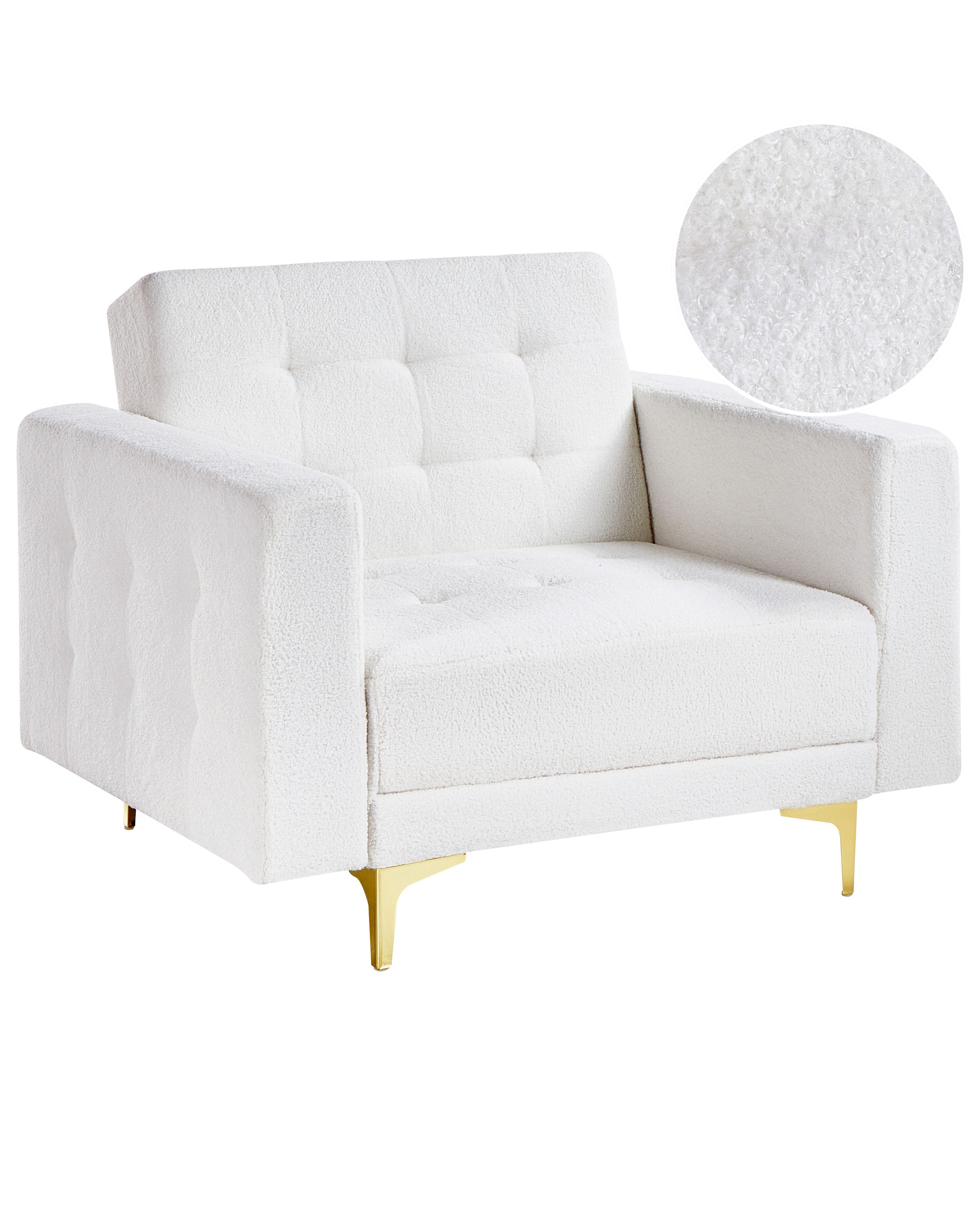 Armchair ABERDEEN Boucle Off-White