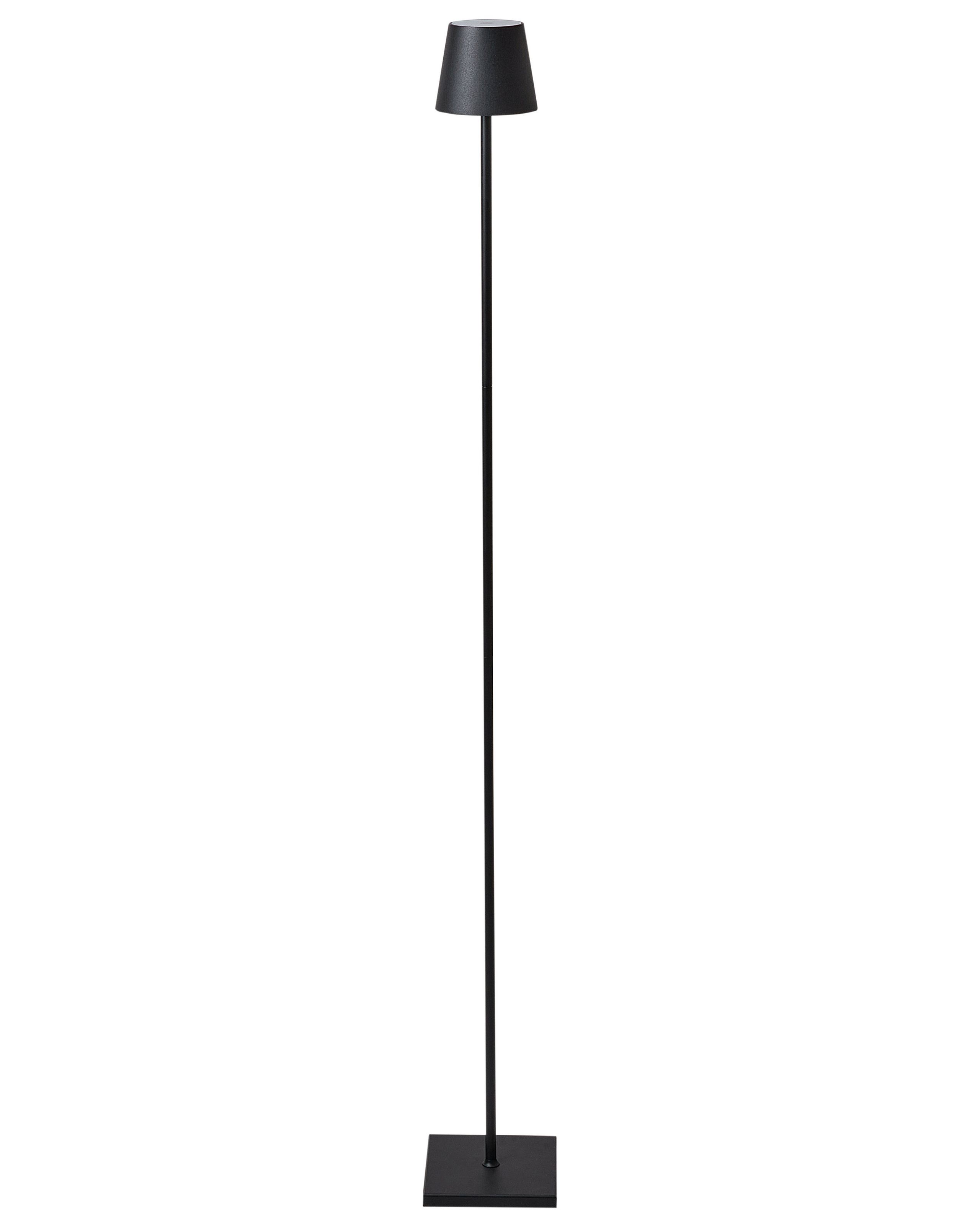 Wireless LED Floor Lamp GAVARRESA Metal Black