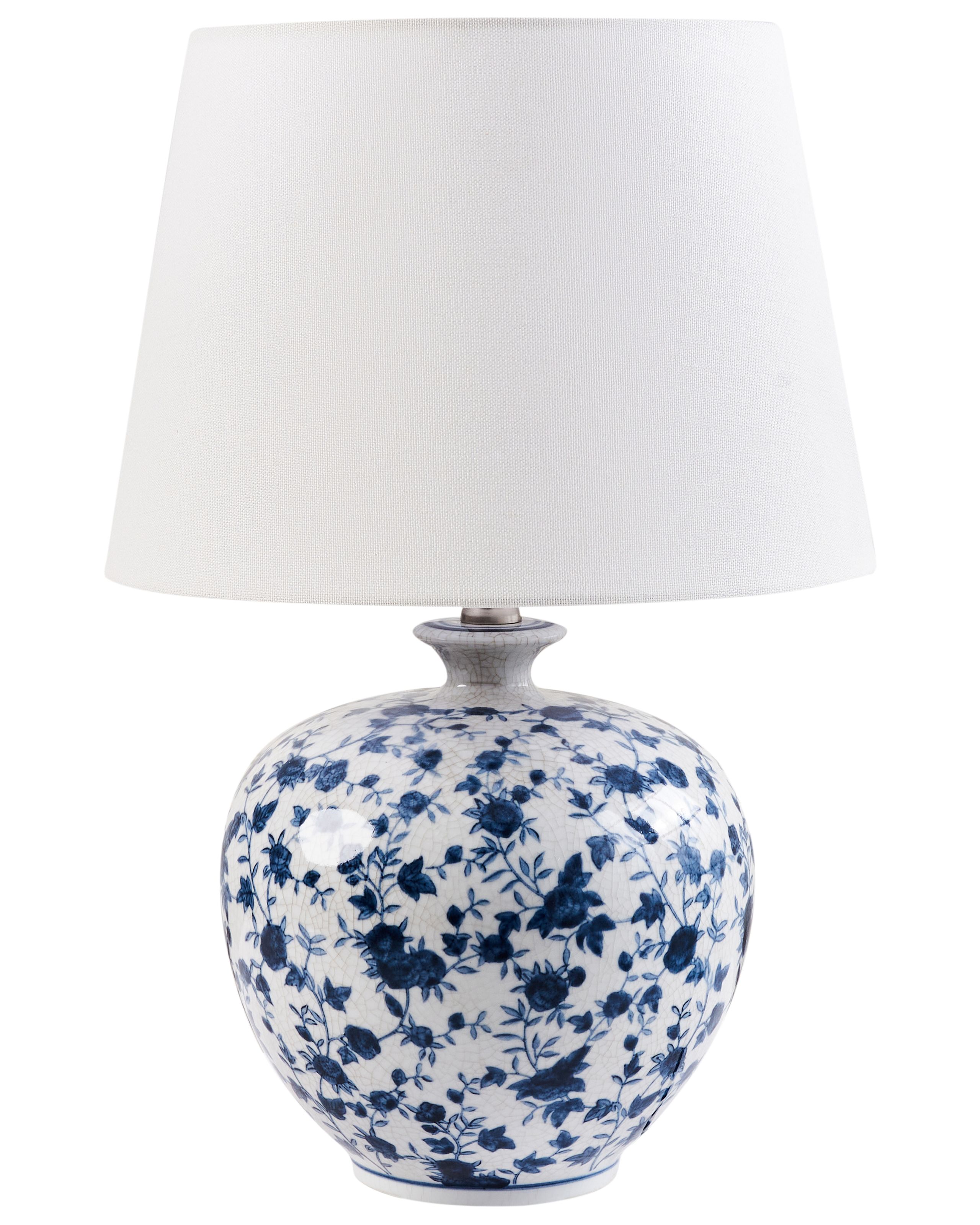 SSLVEI Table Lamp Porcelain White/ Blue