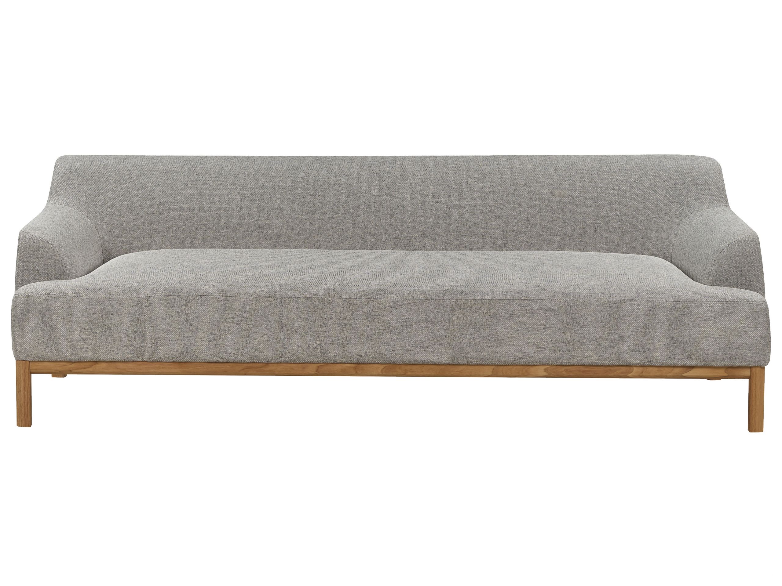 MARENZA Fabric 3 Seater Sofa - Light Grey
