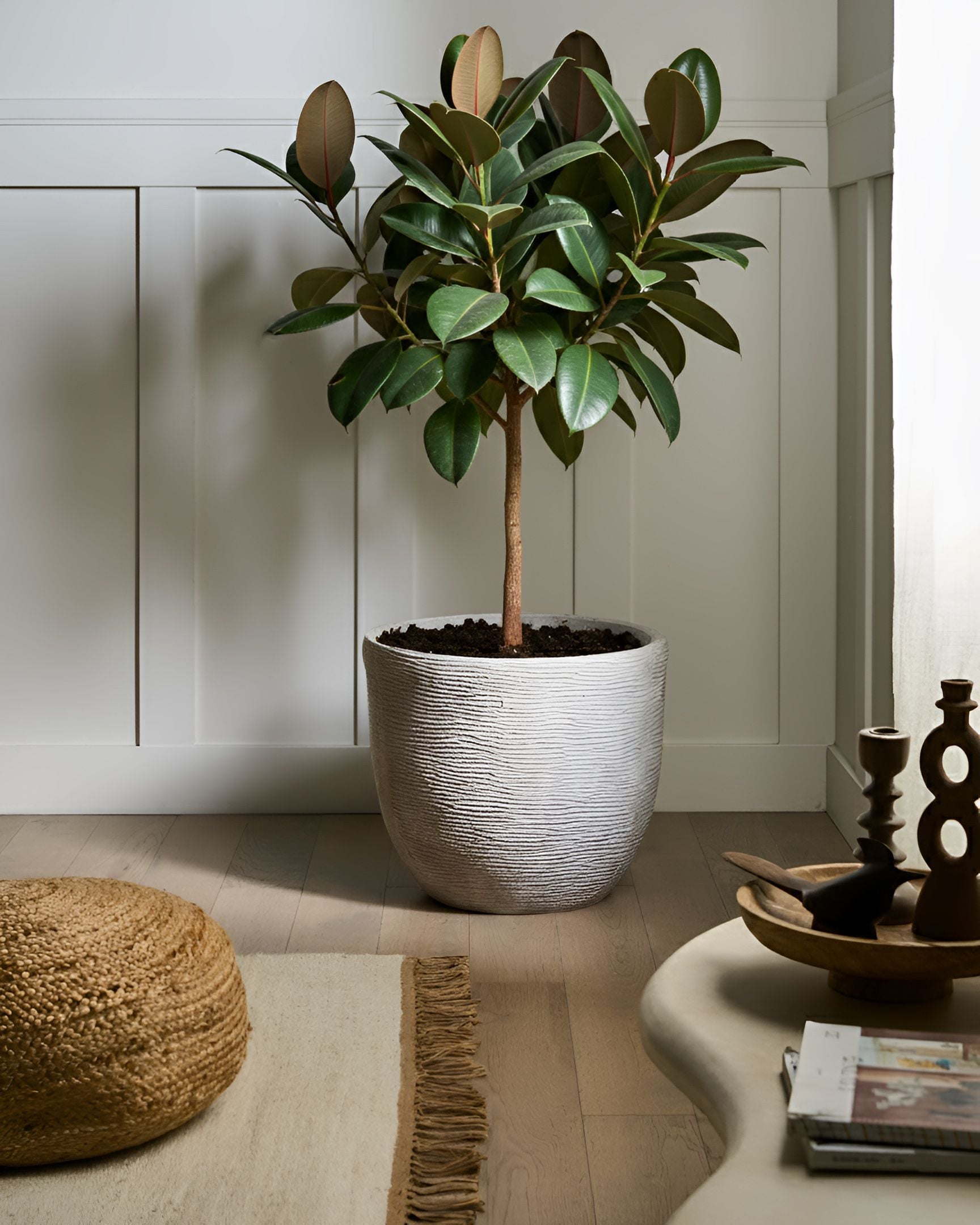 LATAXI Plant Pot - Light Grey