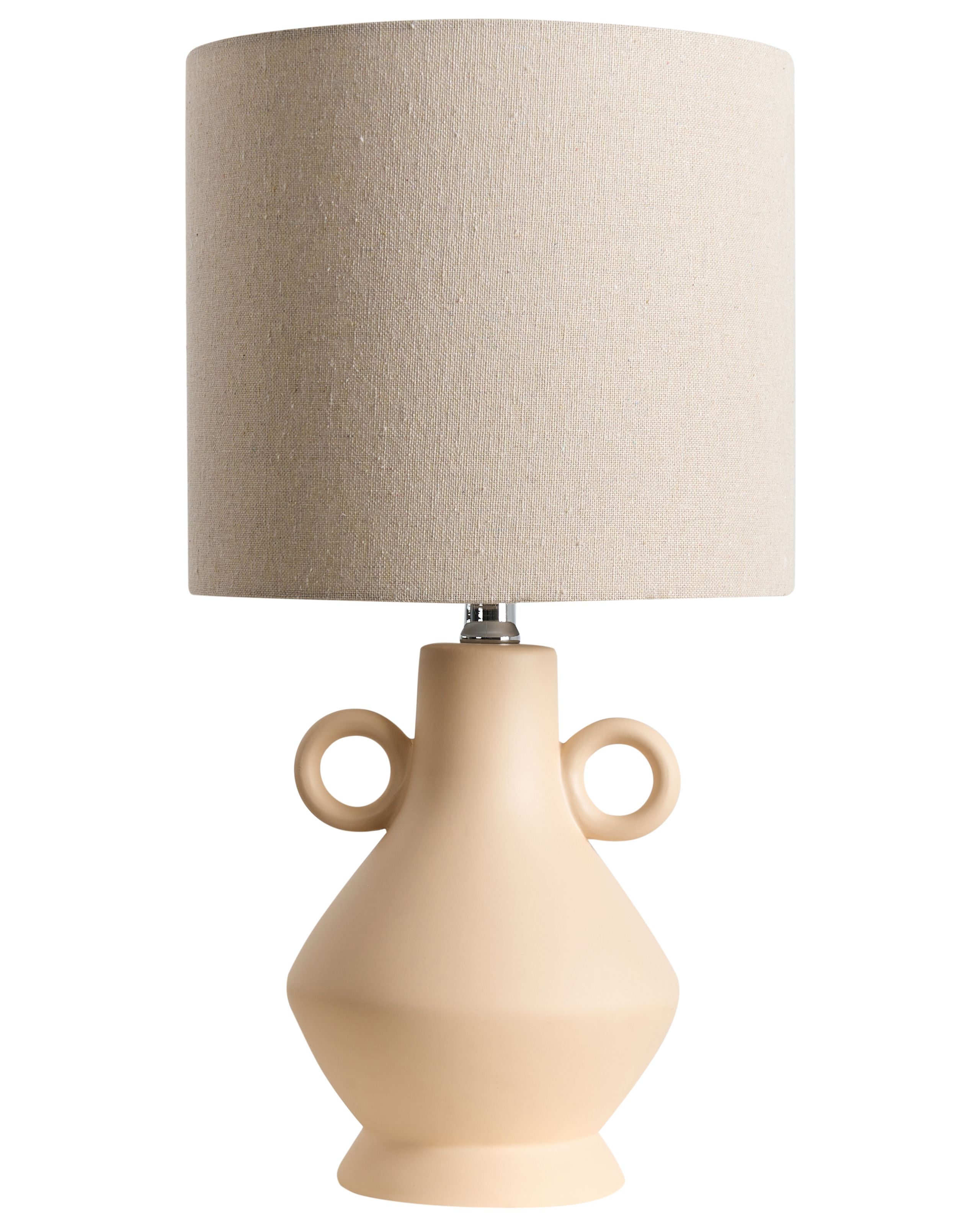 CARLEIGHON Table Lamp Ceramic - Beige