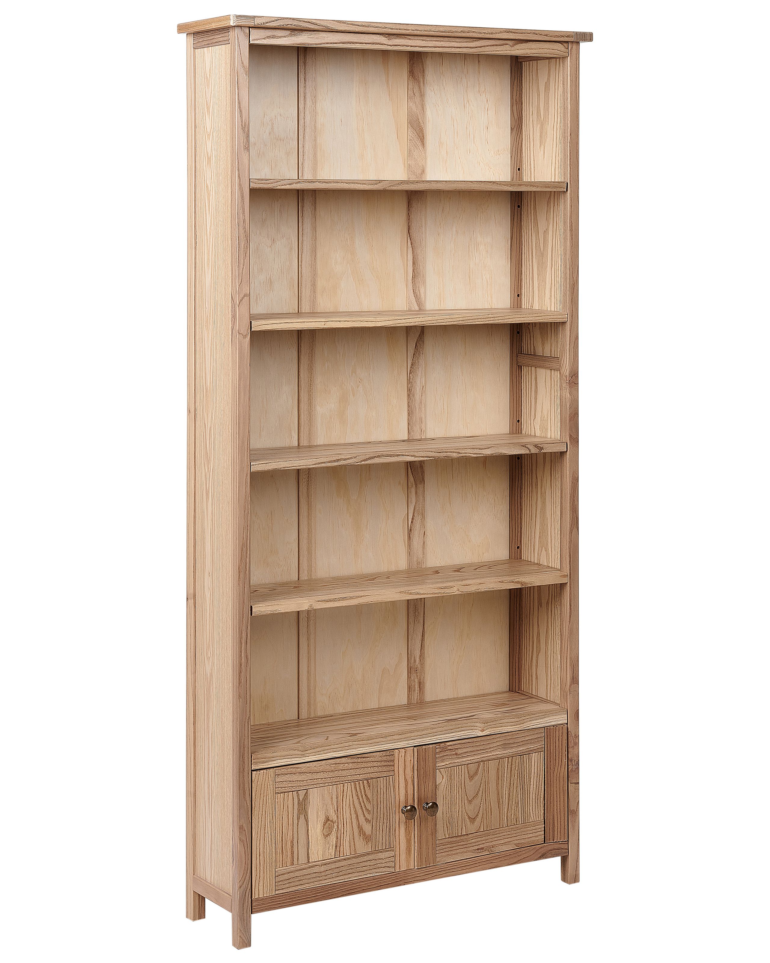 Bookcase SALTON Wood 179 cm Brown