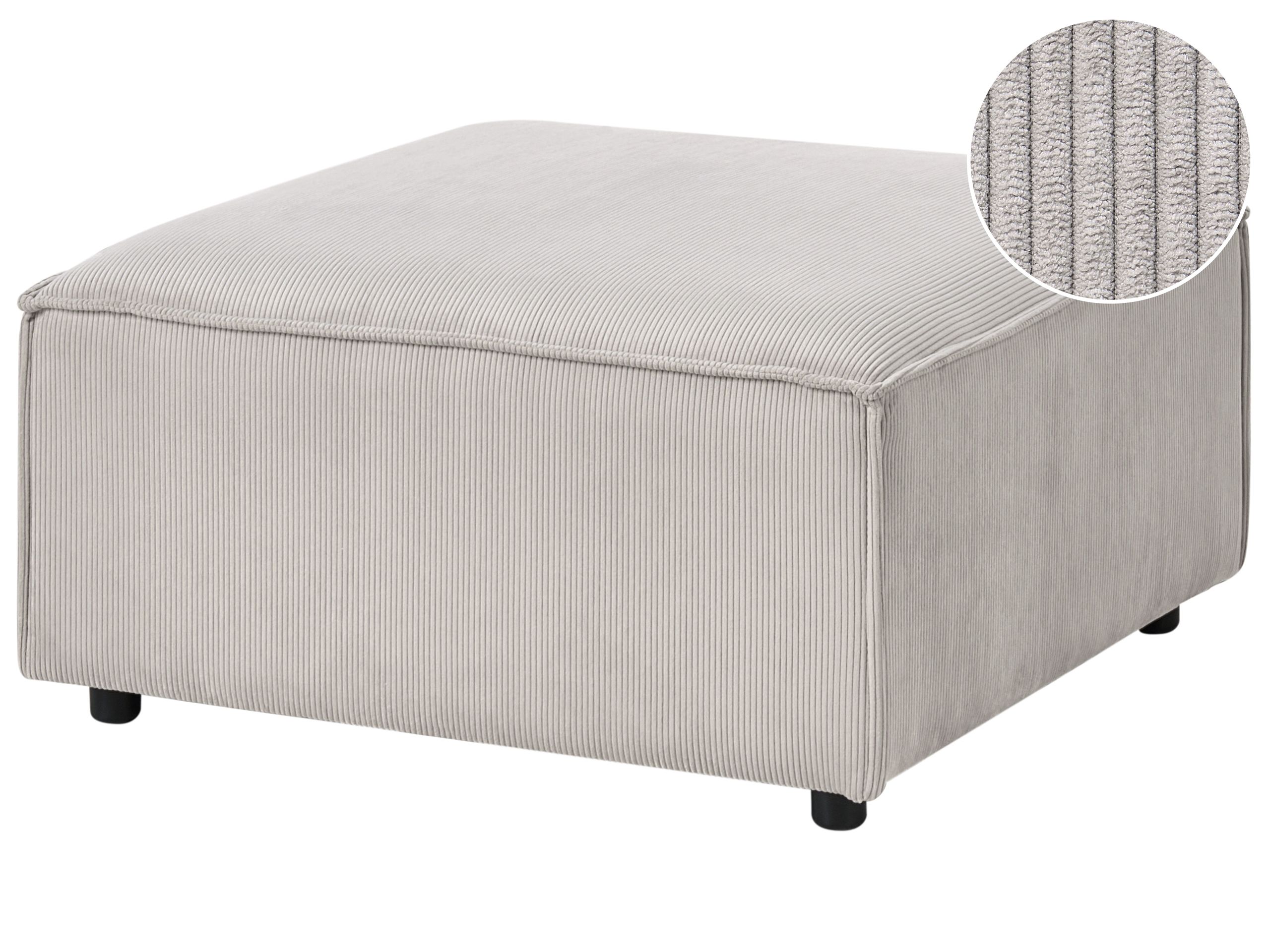 TROMSO Fabric Ottoman Seat - Taupe