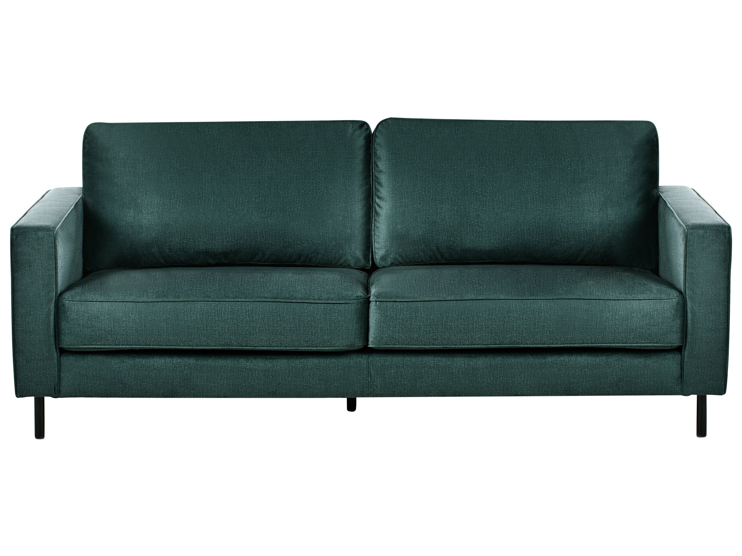 3 Seater Velvet Sofa Green SAVALEN