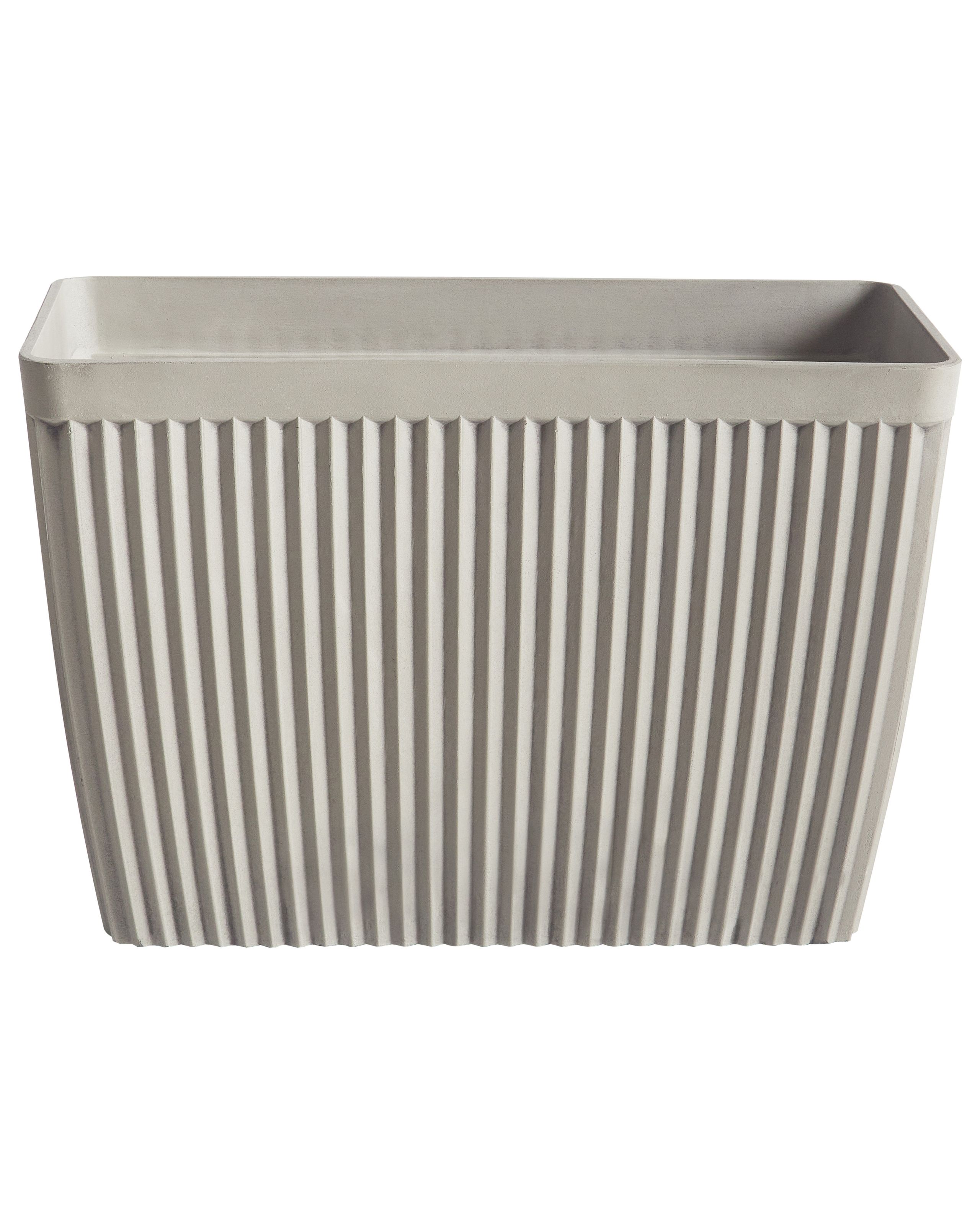Plant Pot SISAL Synthetic Material 58 cm Beige