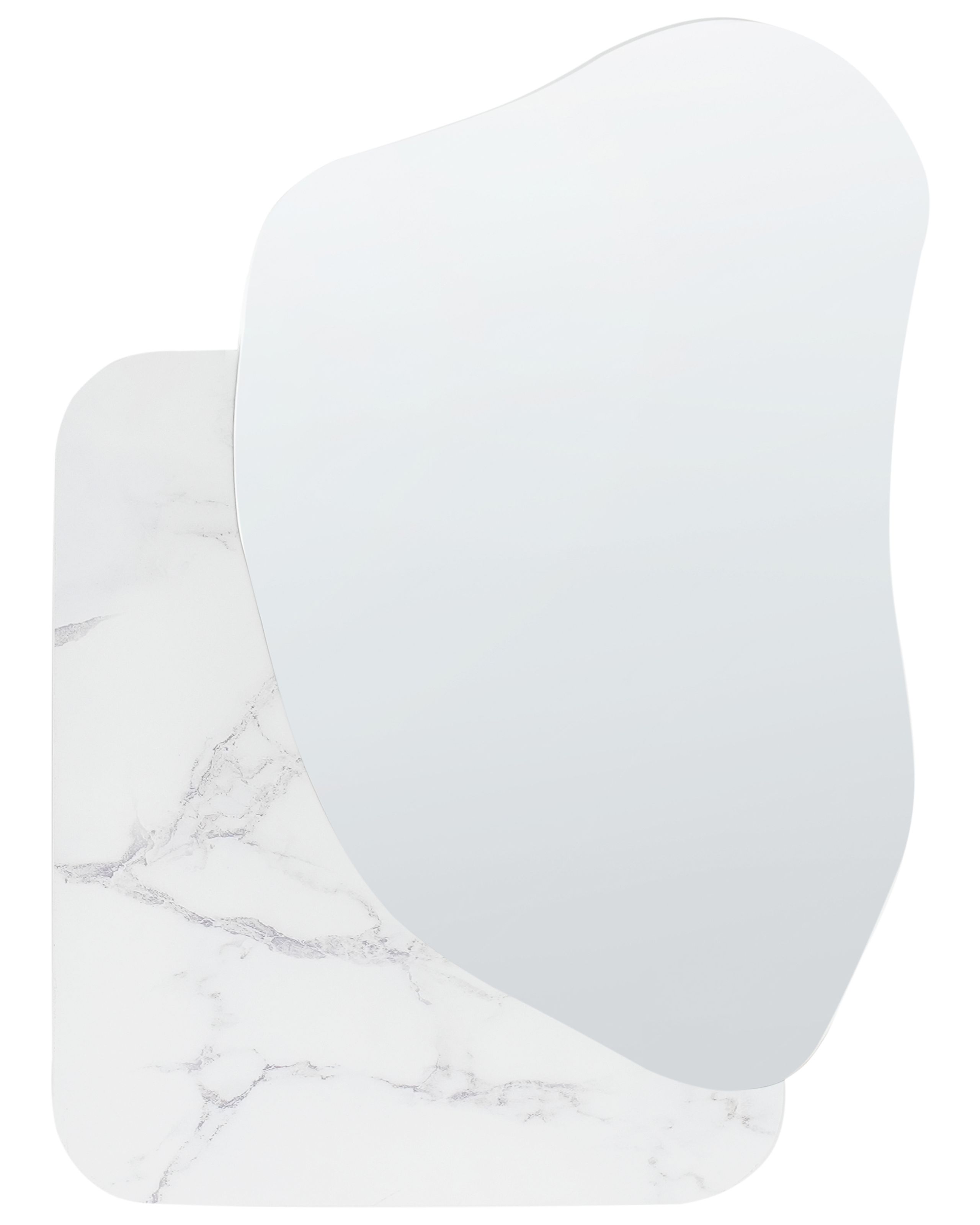 BECKHURST Wall Mirror Marble - White