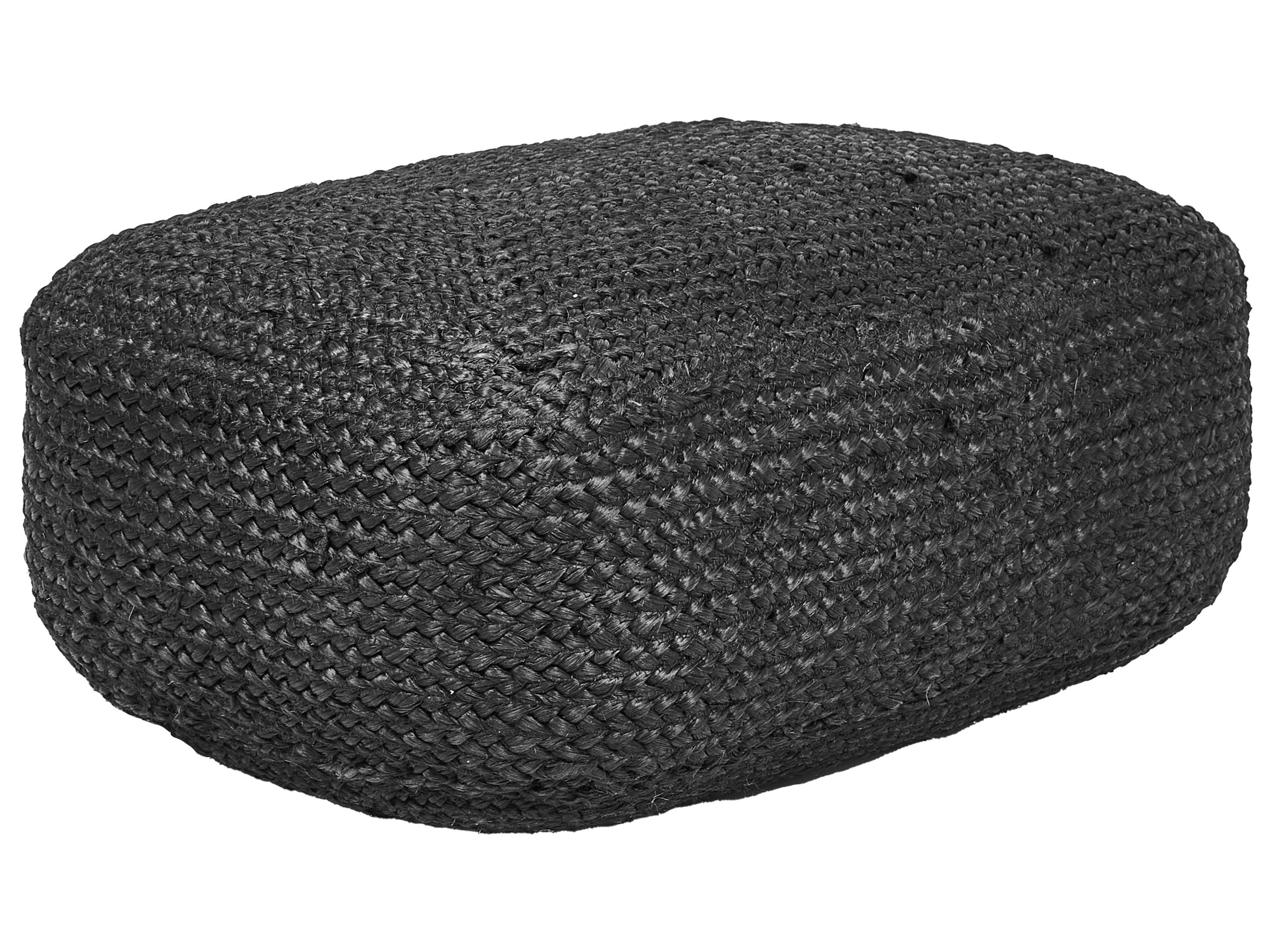 Floor Cushion ISARDA Jute Black