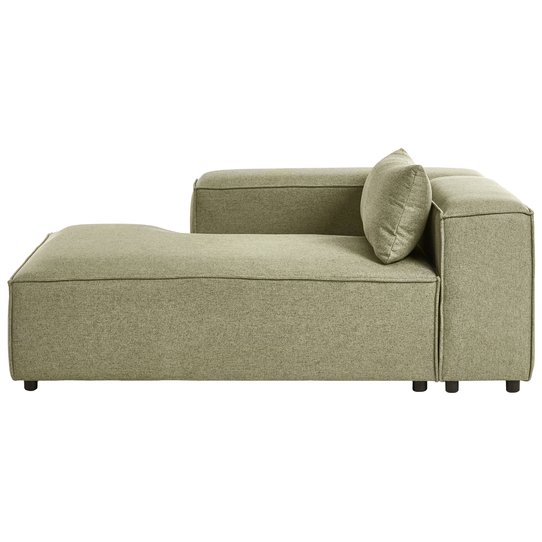 COMLEIGH Fabric Right Hand Chaise Lounge - Light Green