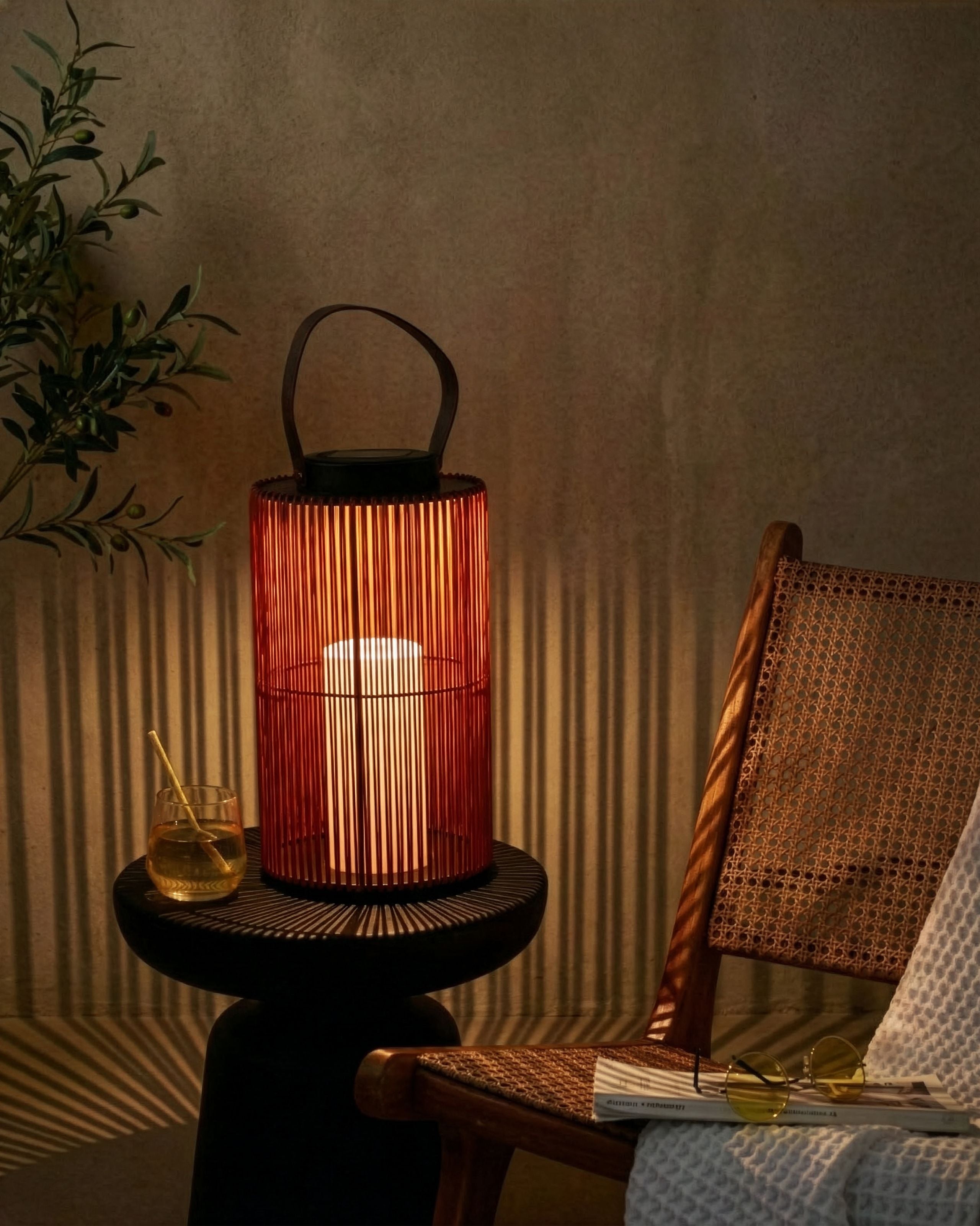 CIJARO Lantern - Brown