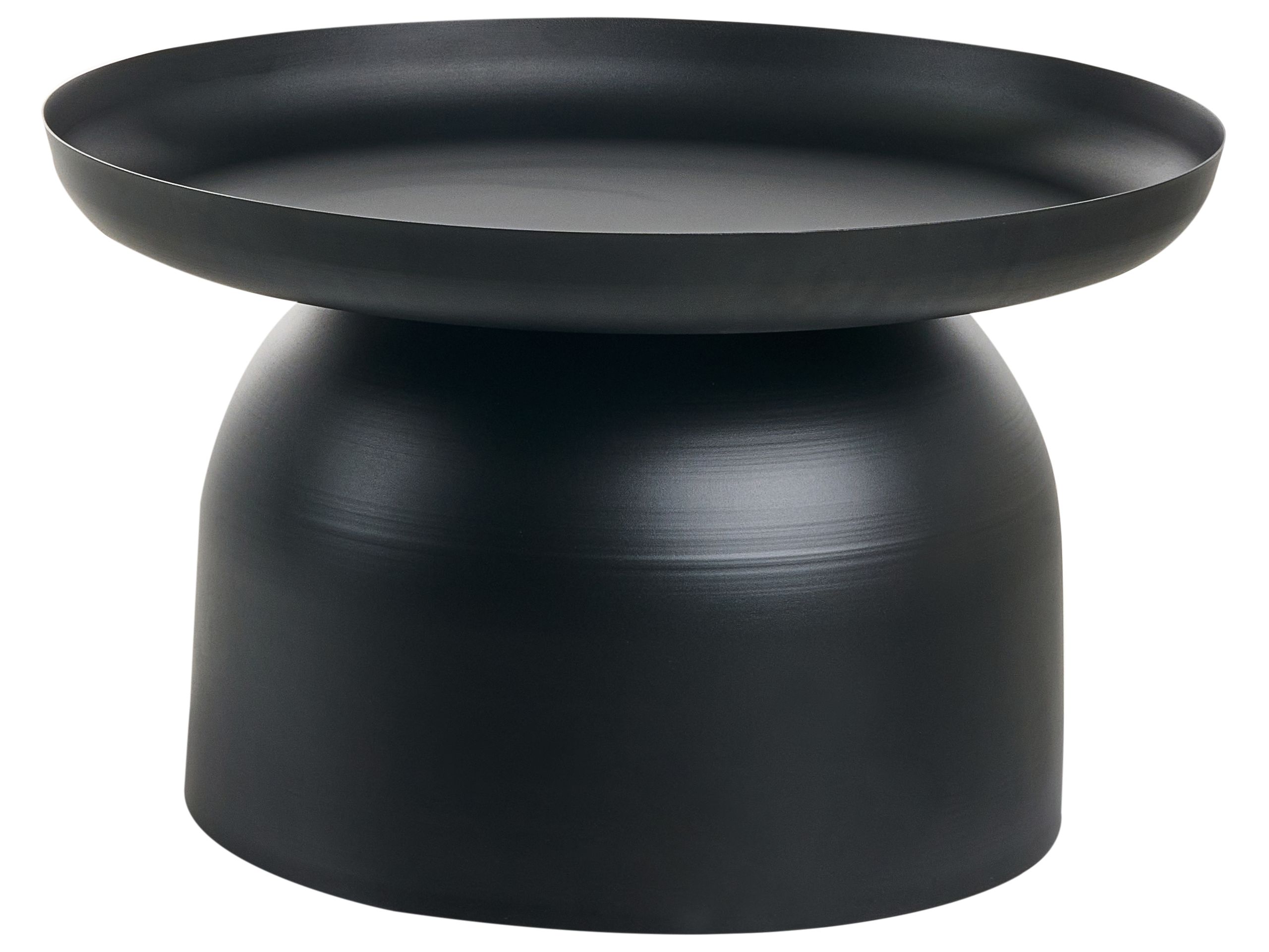 COTTENHAM Metal Round Coffee Table - Black