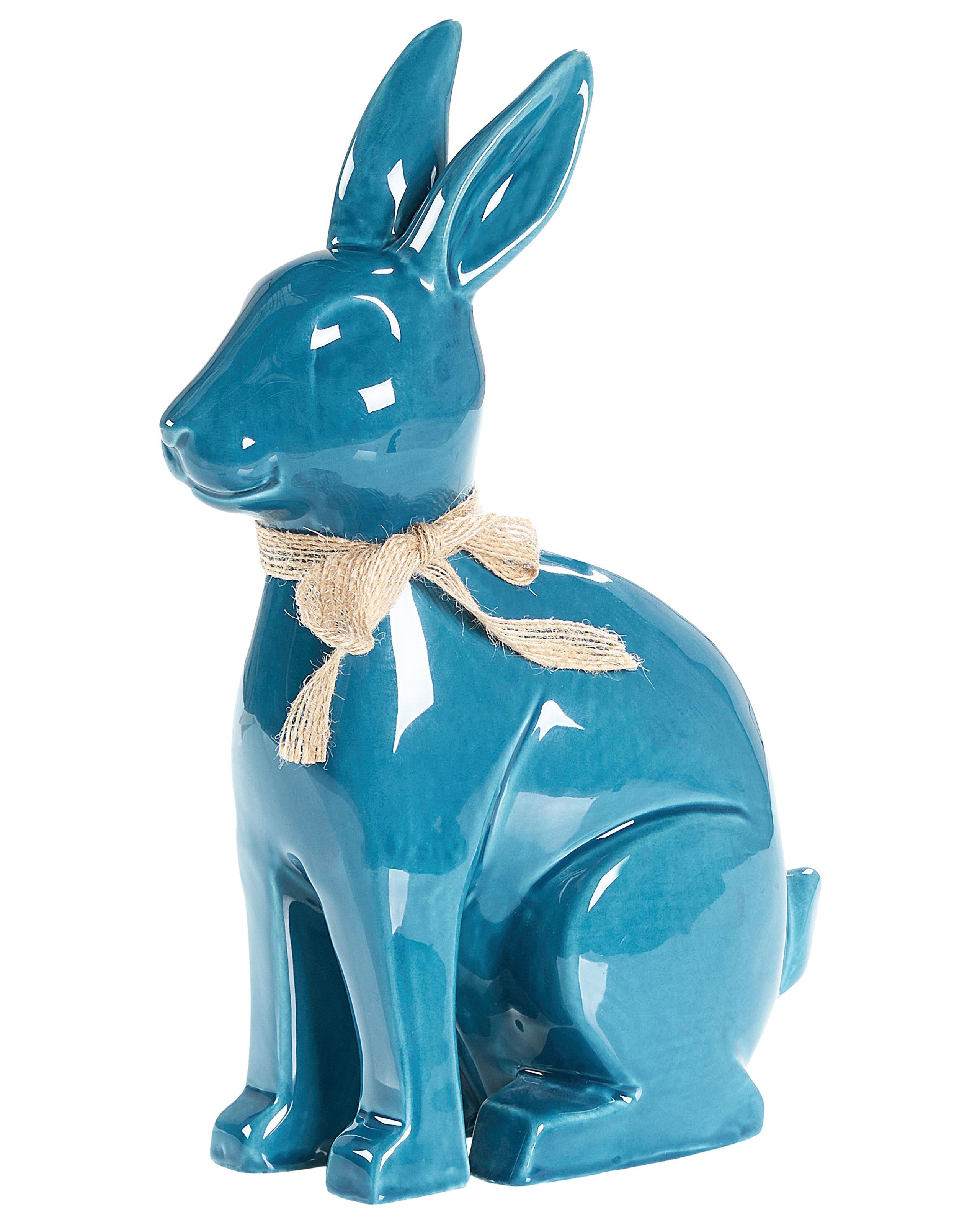 Figurine Rabbit JAMBLES Ceramic Blue