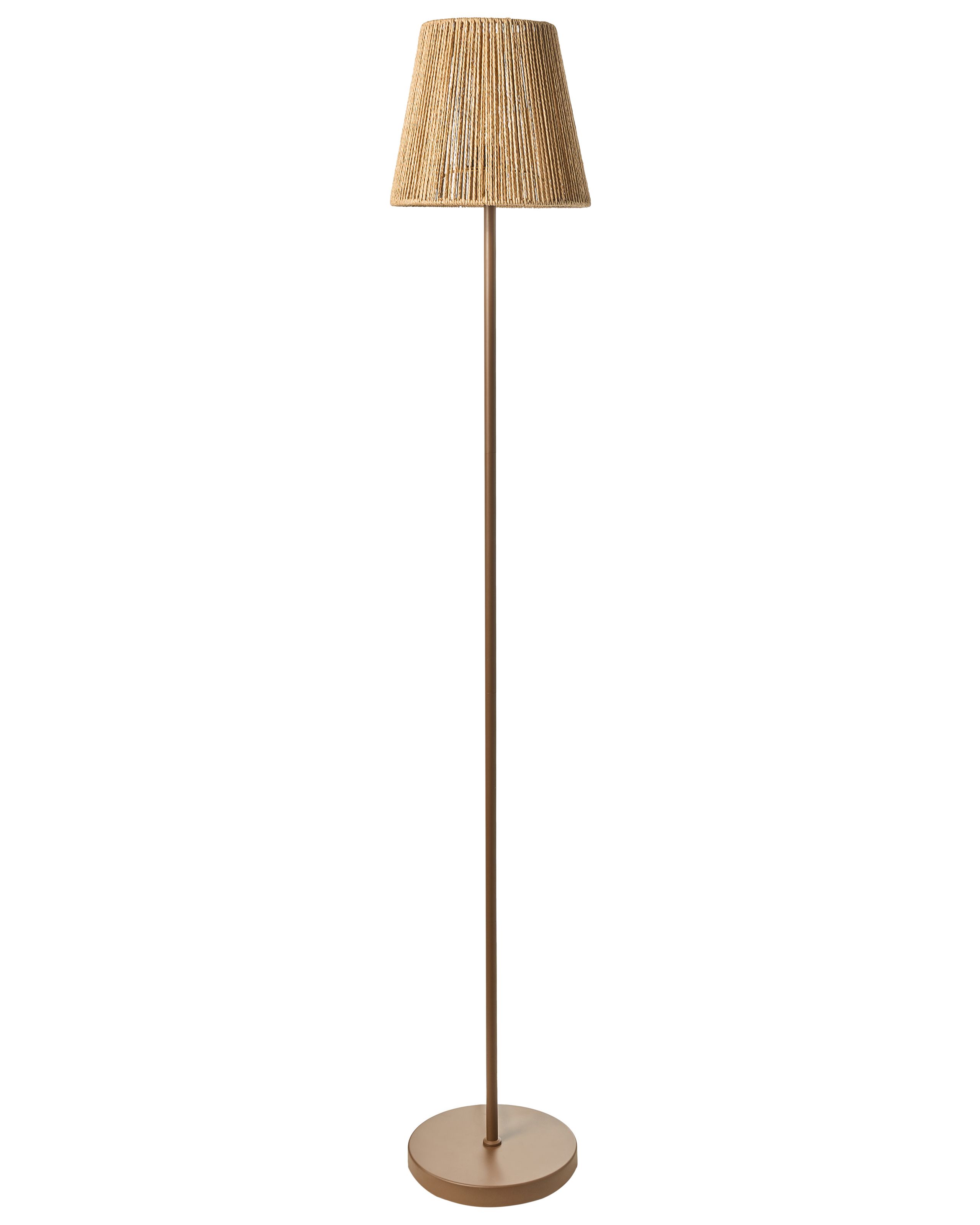 CHARNFORD Metal Floor Lamp - Brown