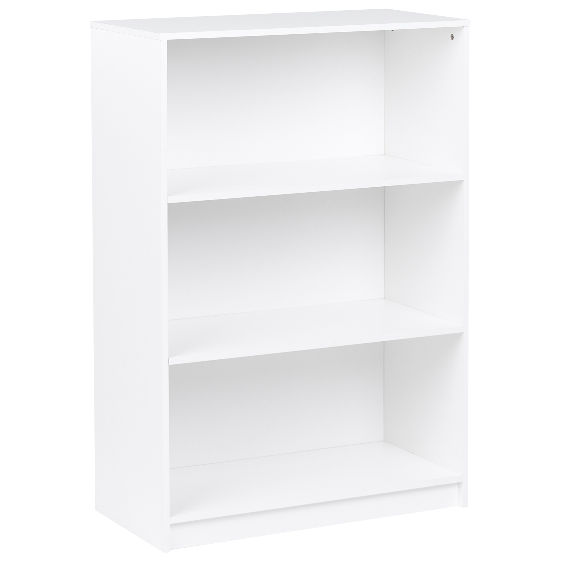 ZNHEA 3 Tier Bookcase 117cm - White