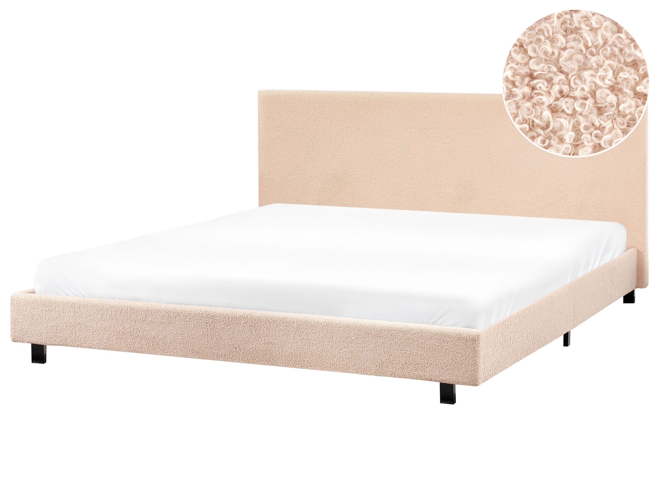 AIBL Waterbed Boucle 180 x 200 cm (EU Super King) Beige