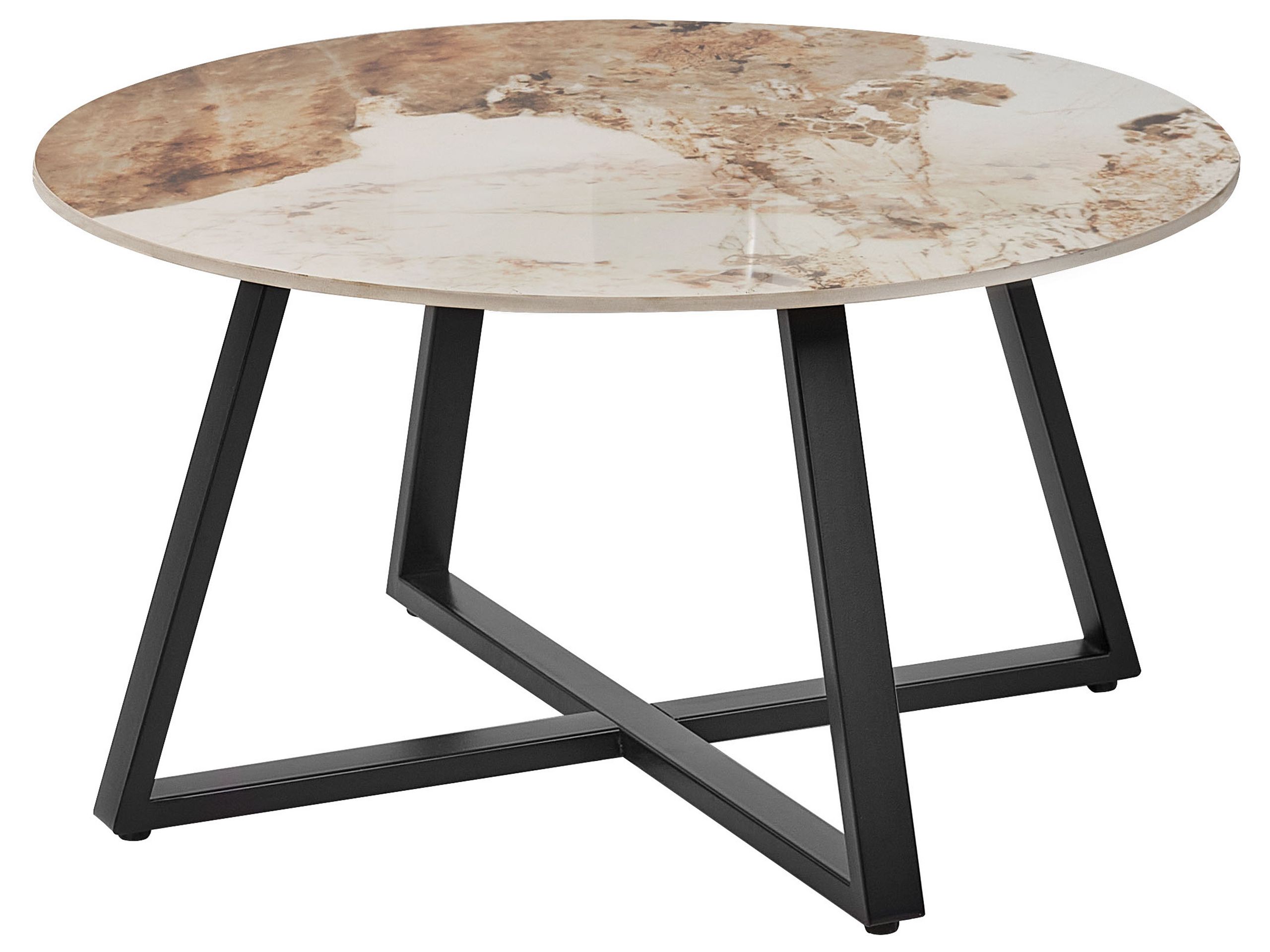 Coffee Table Ceramic Black and White IVINS