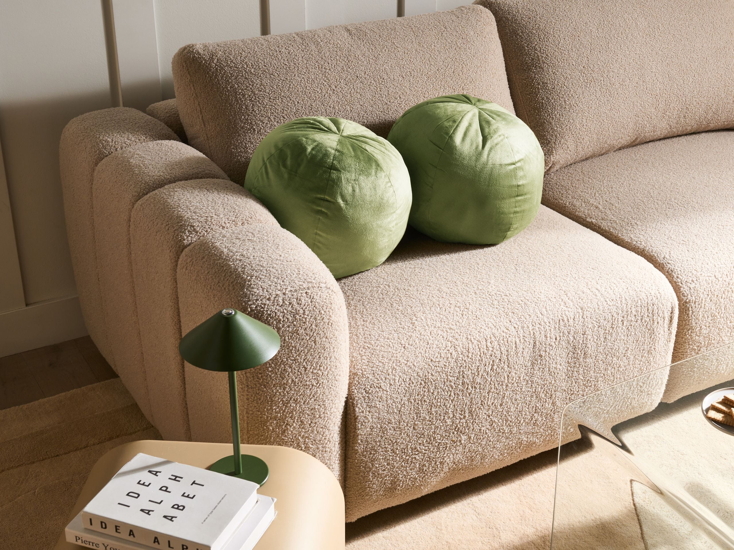 PAHIVO Velvet Decorative Cushions Set of 2 - Green