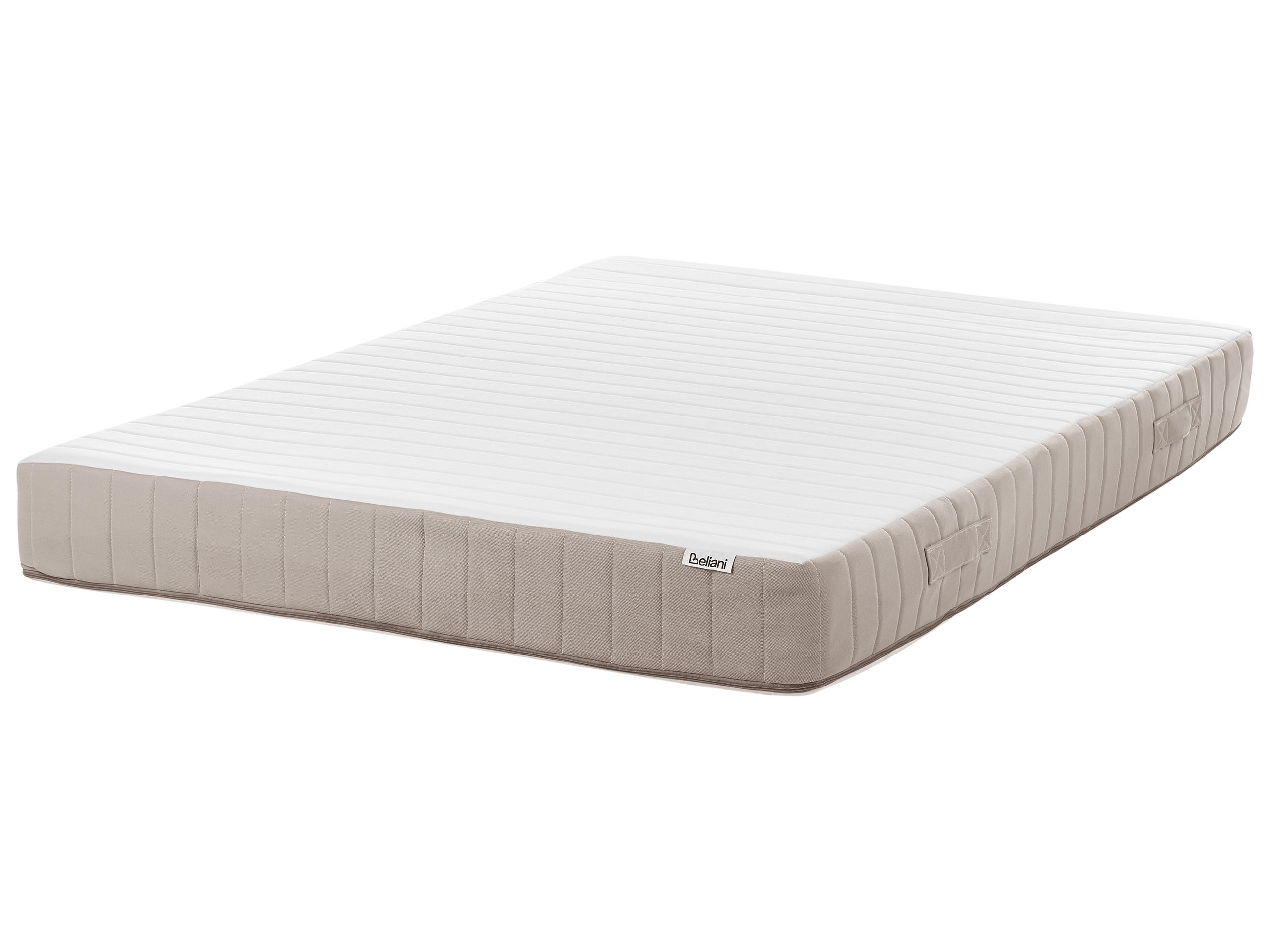 TRINGY Latex Pocket Spring Mattress Firm 140 x 200cm EU Double - White with Grey