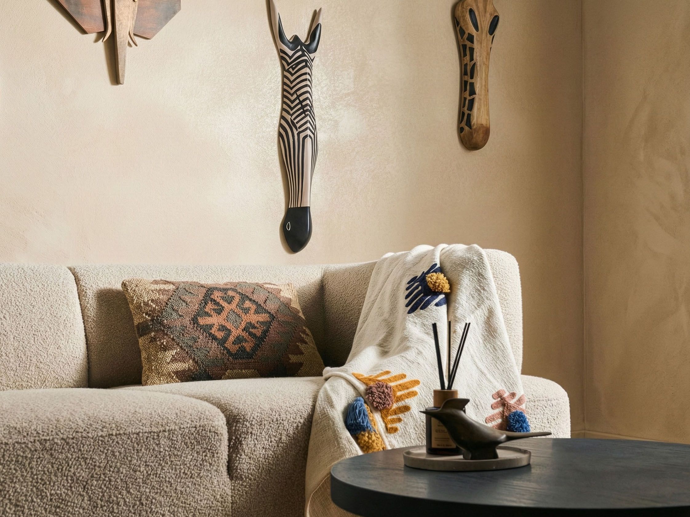 VALERO Zebra Wall Art - Black and White