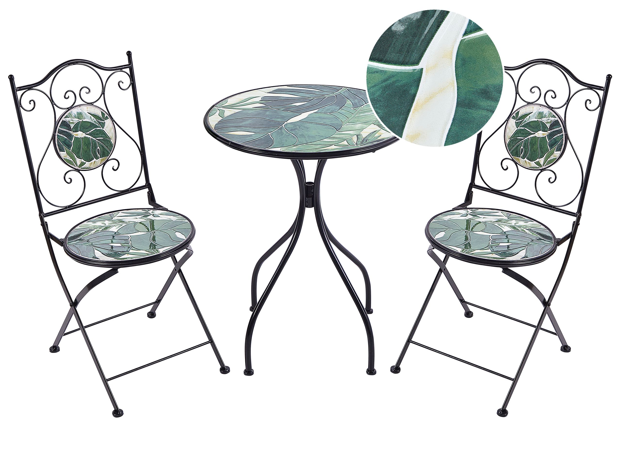 Bistro Set COZZANA Metal Black