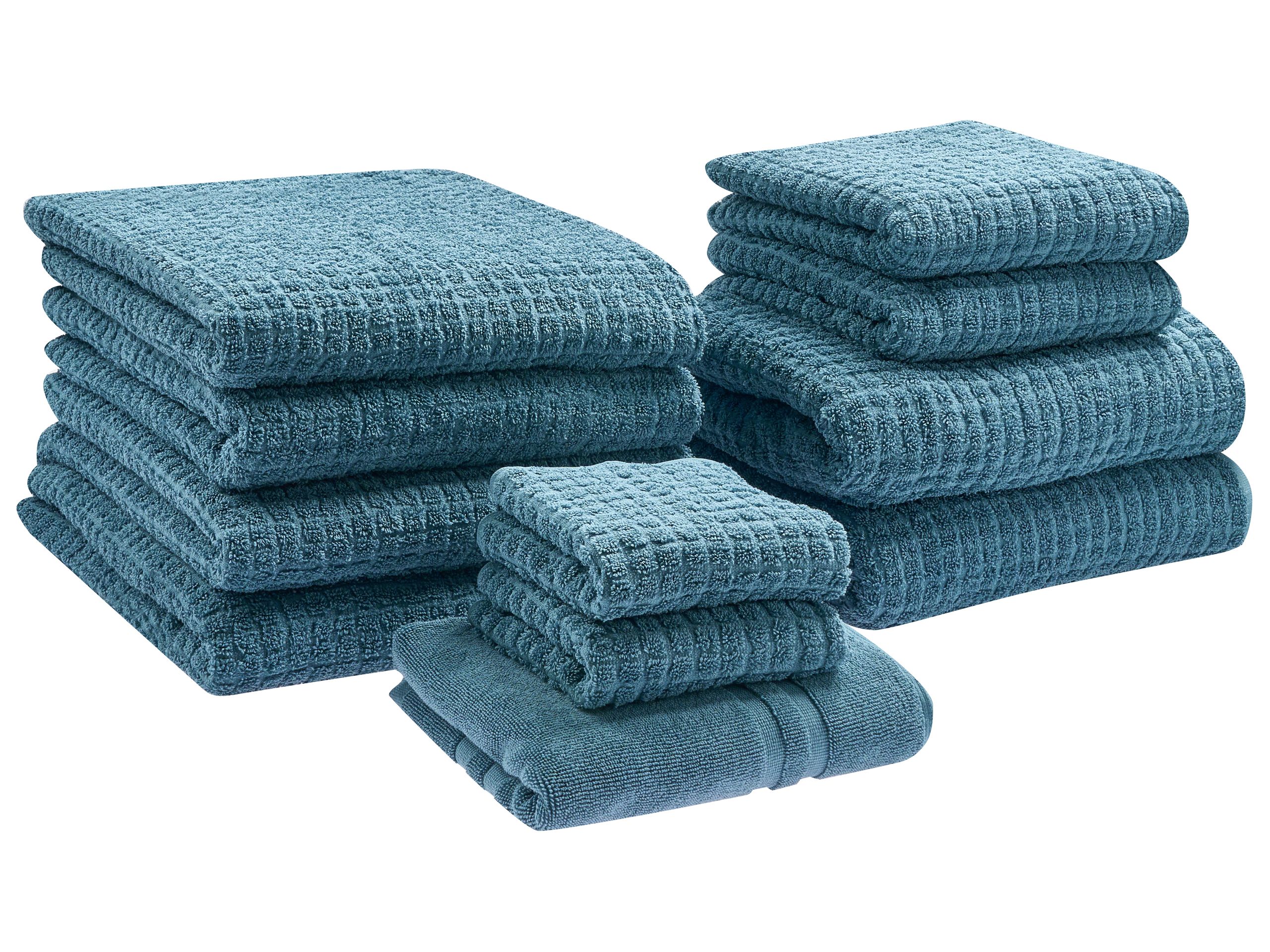 ITAA Set of 11 Towels Cotton Blue