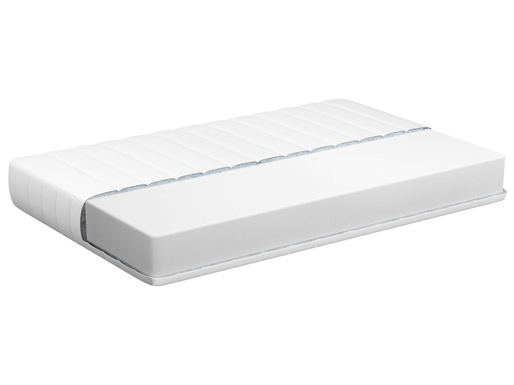 MUNDENWELL PU Foam Cot Mattress Medium Small Single - White