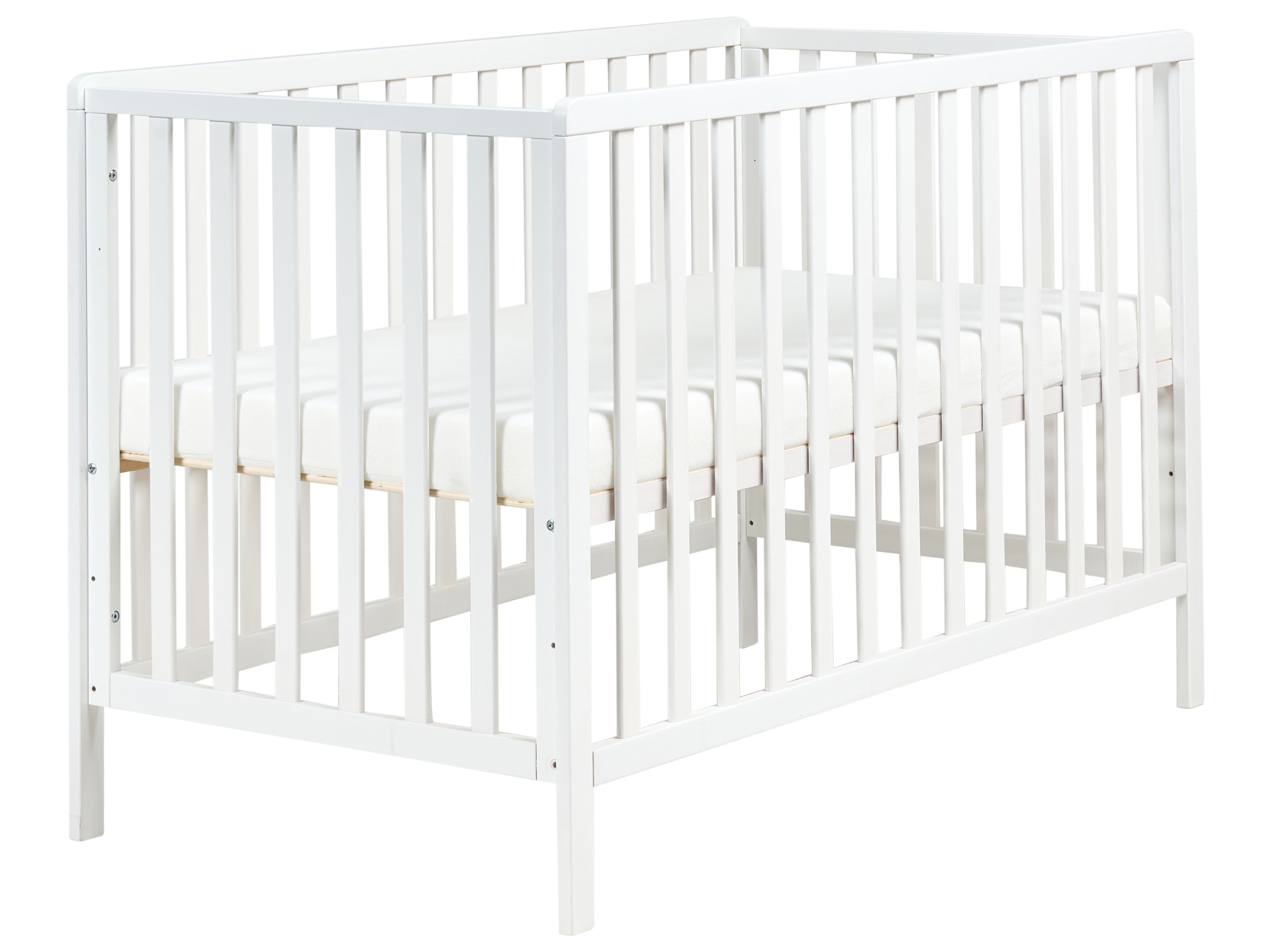 TROWLEIGH Baby Cot Bed - White
