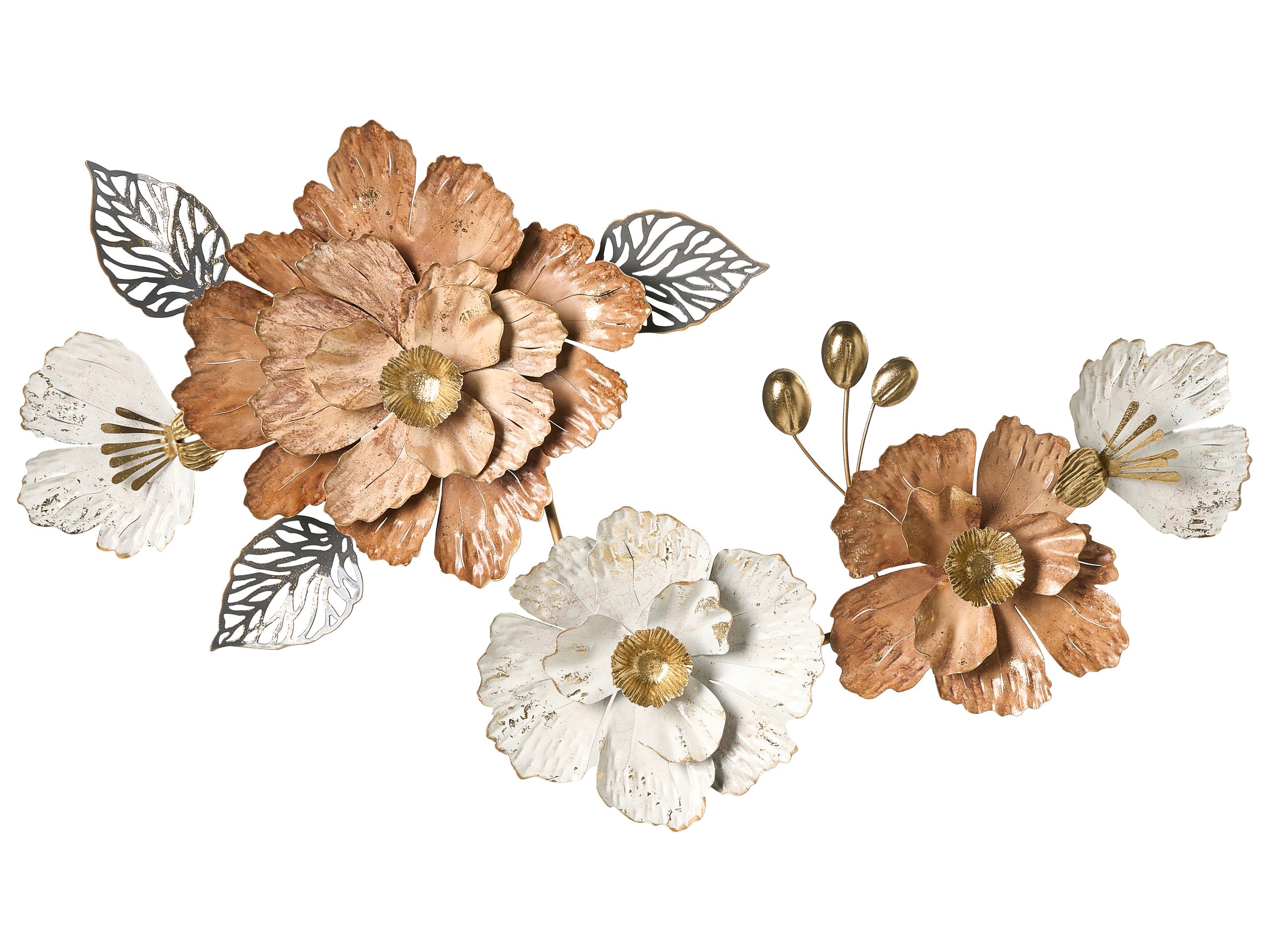 BRAYCOMBE Wall Decor Flower Metal - Multicolour