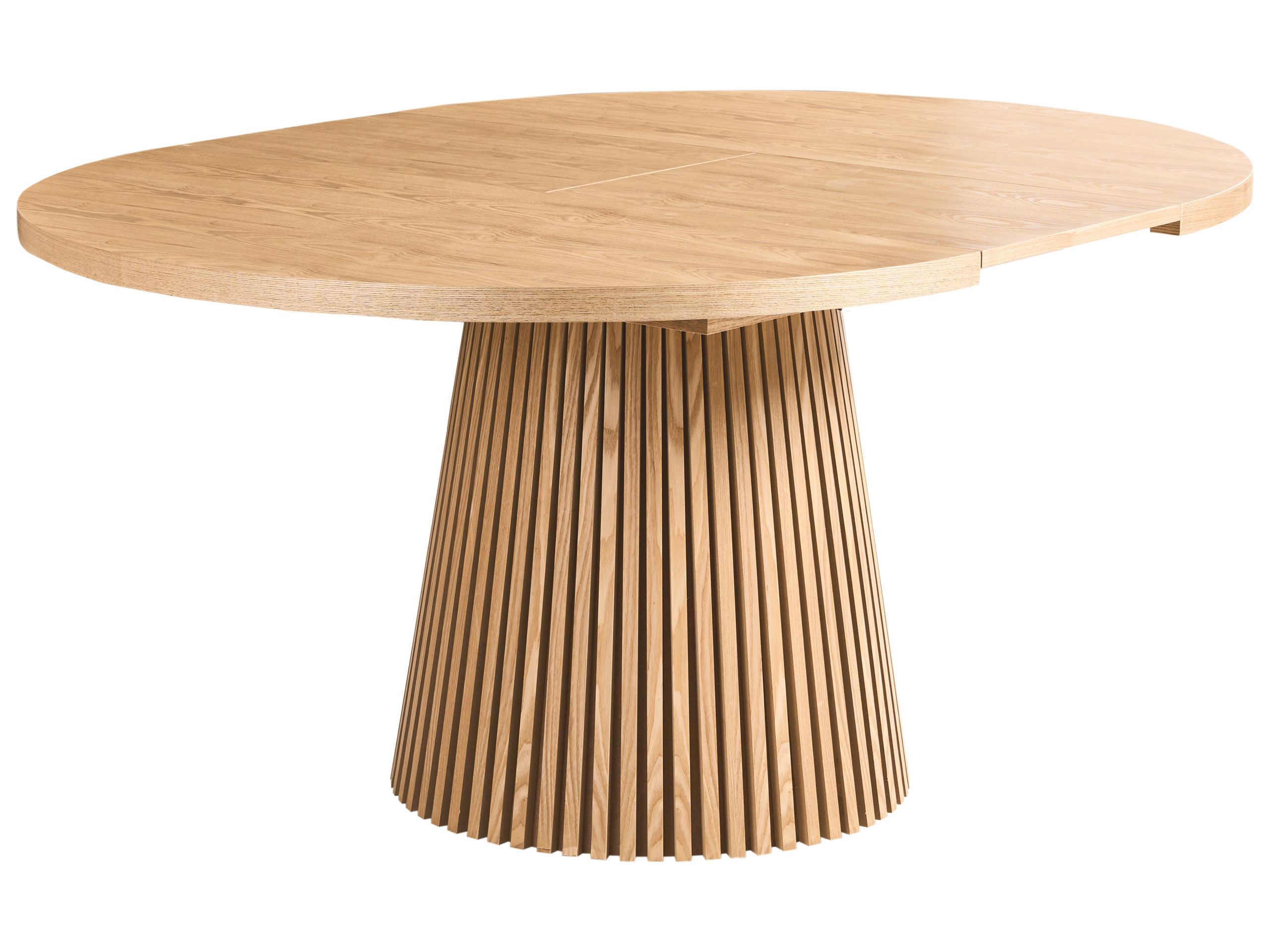 RADBOURNE Wooden Extending Oval Dining Table - Brown