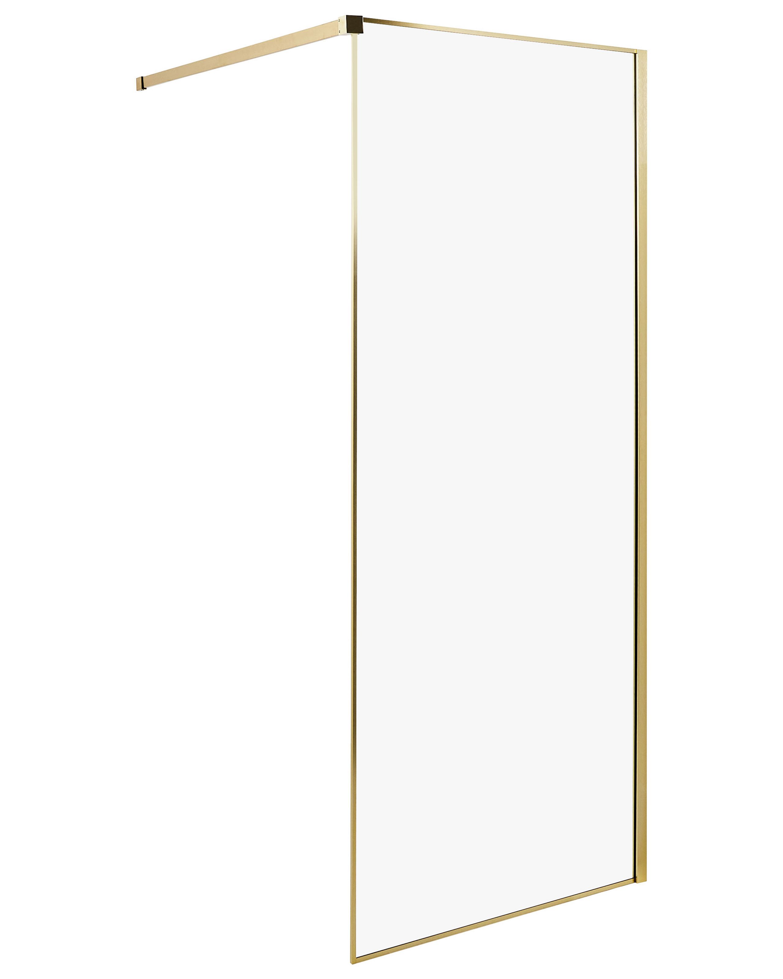 Shower Screen WASPAM 80 x 190 cm Gold
